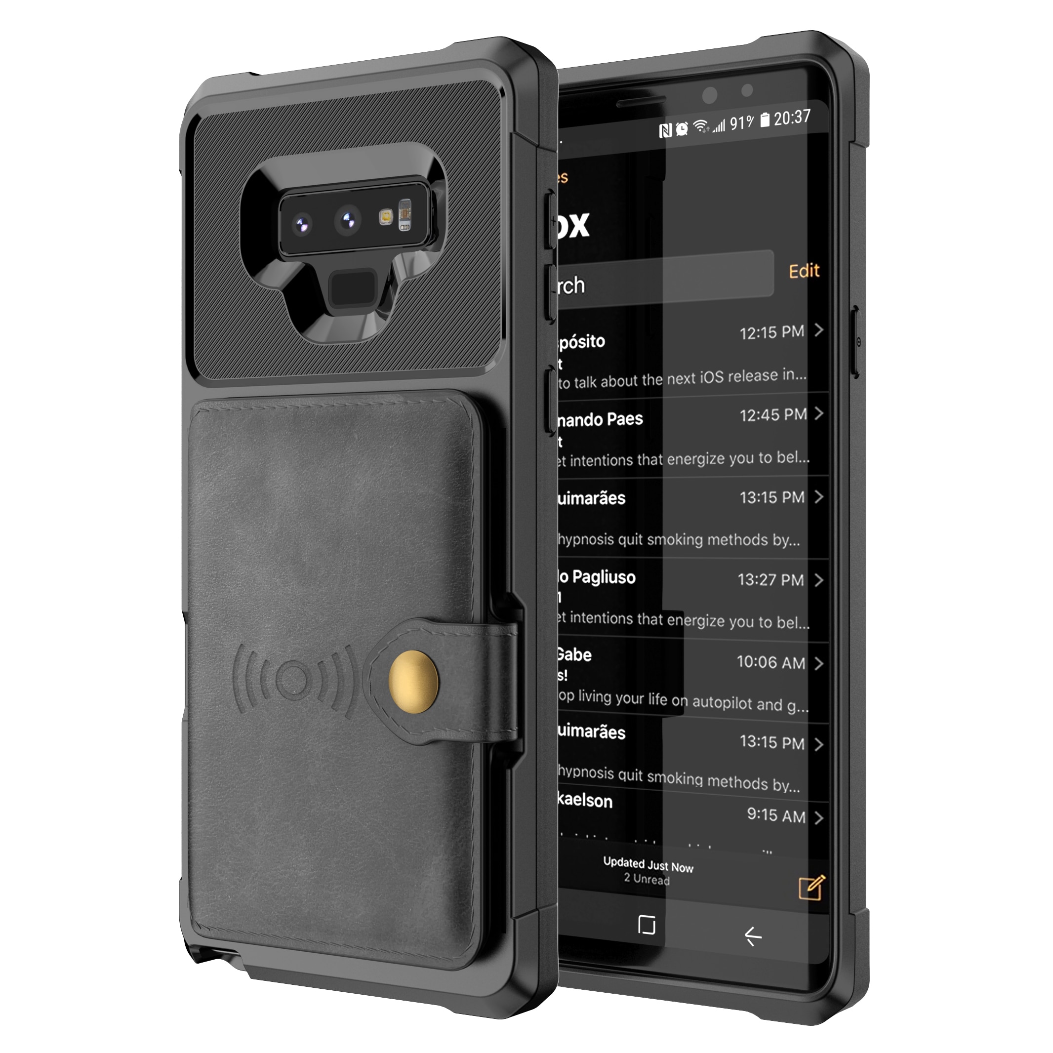 Samsung Galaxy Note 9 Tough Multi-slot Case zwart