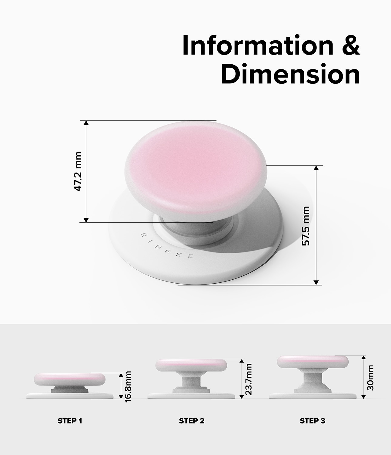 Tok Magnetic Stand/Houder Ice Pink