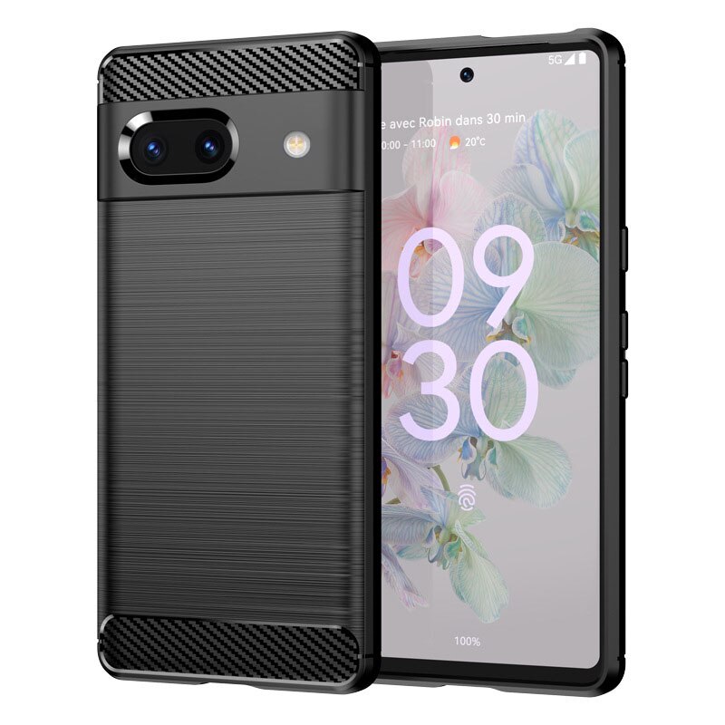 Hoesje TPU Brushed Google Pixel 7a zwart