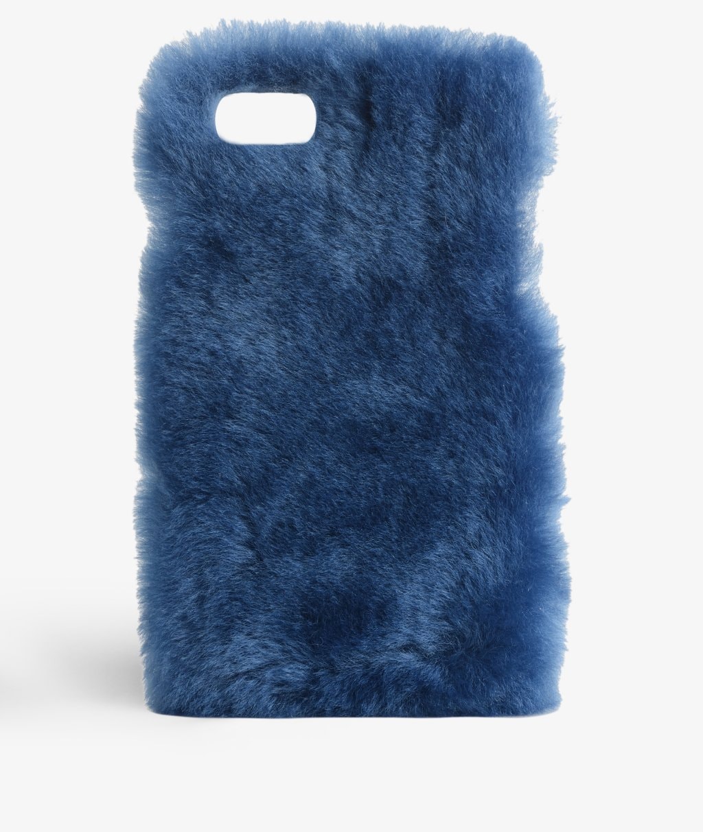 Hoesje iPhone SE 2022 Fur Princess Blue