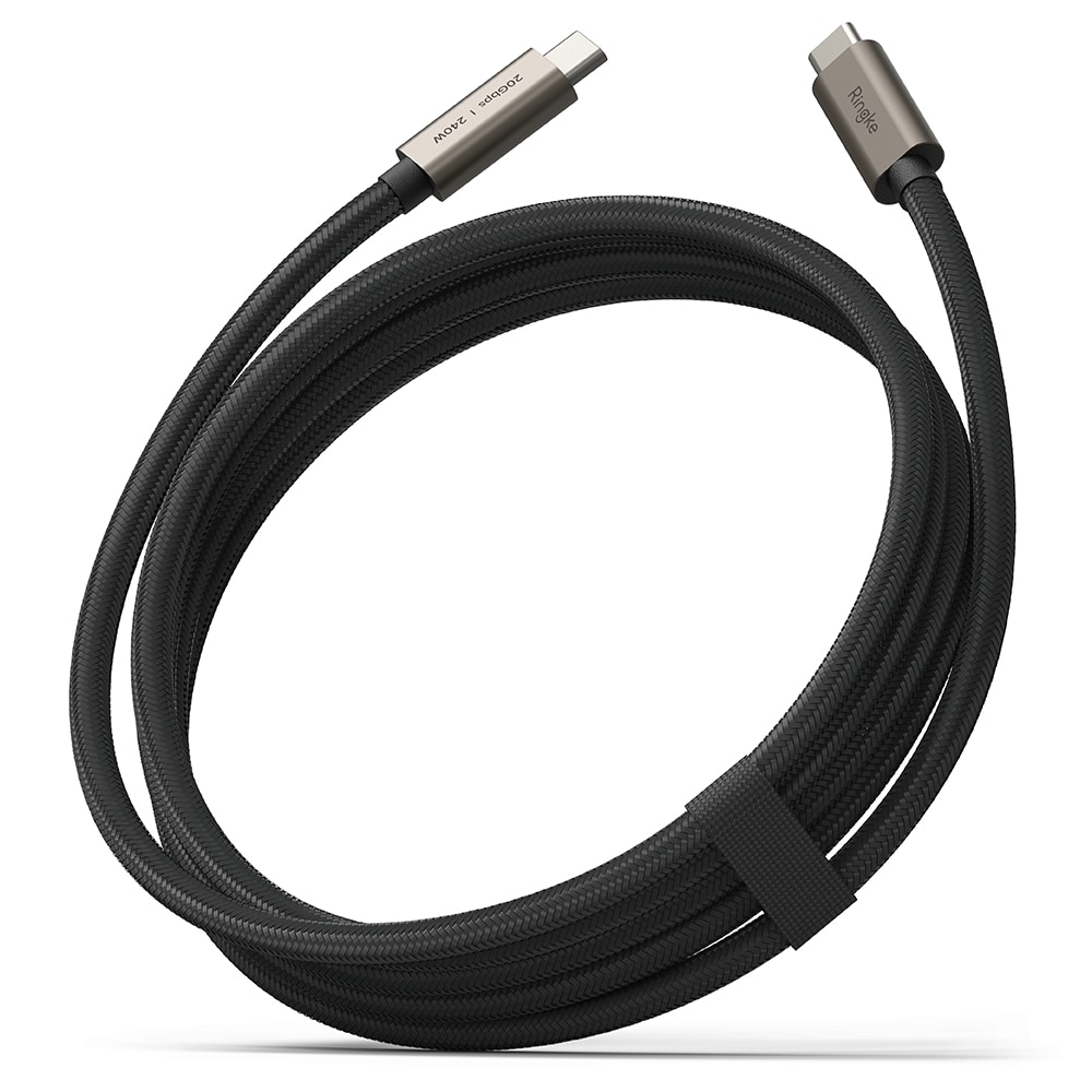 USB-C -> USB-C 3.2 Gen 2x2 Snelladerkabel 2m zwart