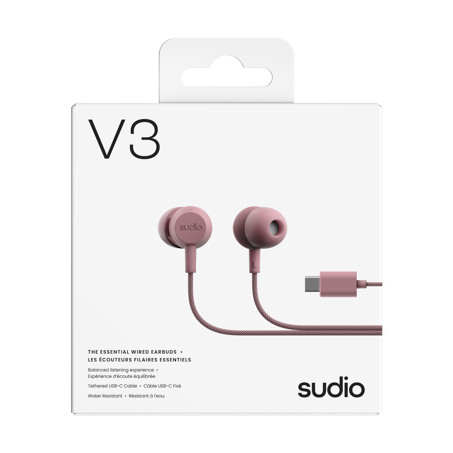 V3 Bekabelde oordopjes USB-C Roze