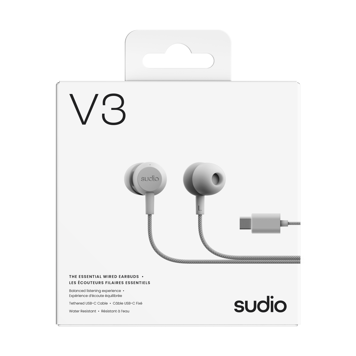 V3 Bekabelde oordopjes USB-C Wit