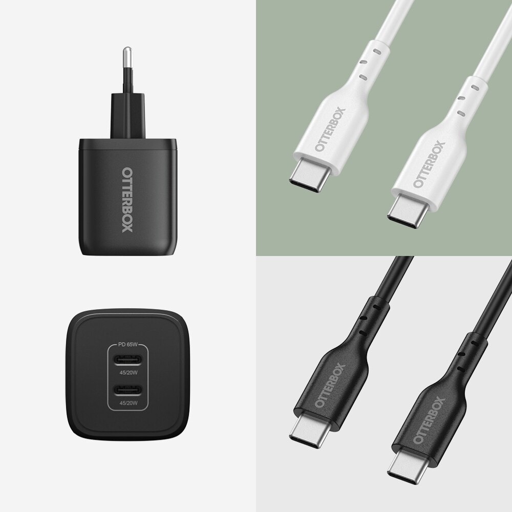 Wadlander USB-C Dual Port 65W Black