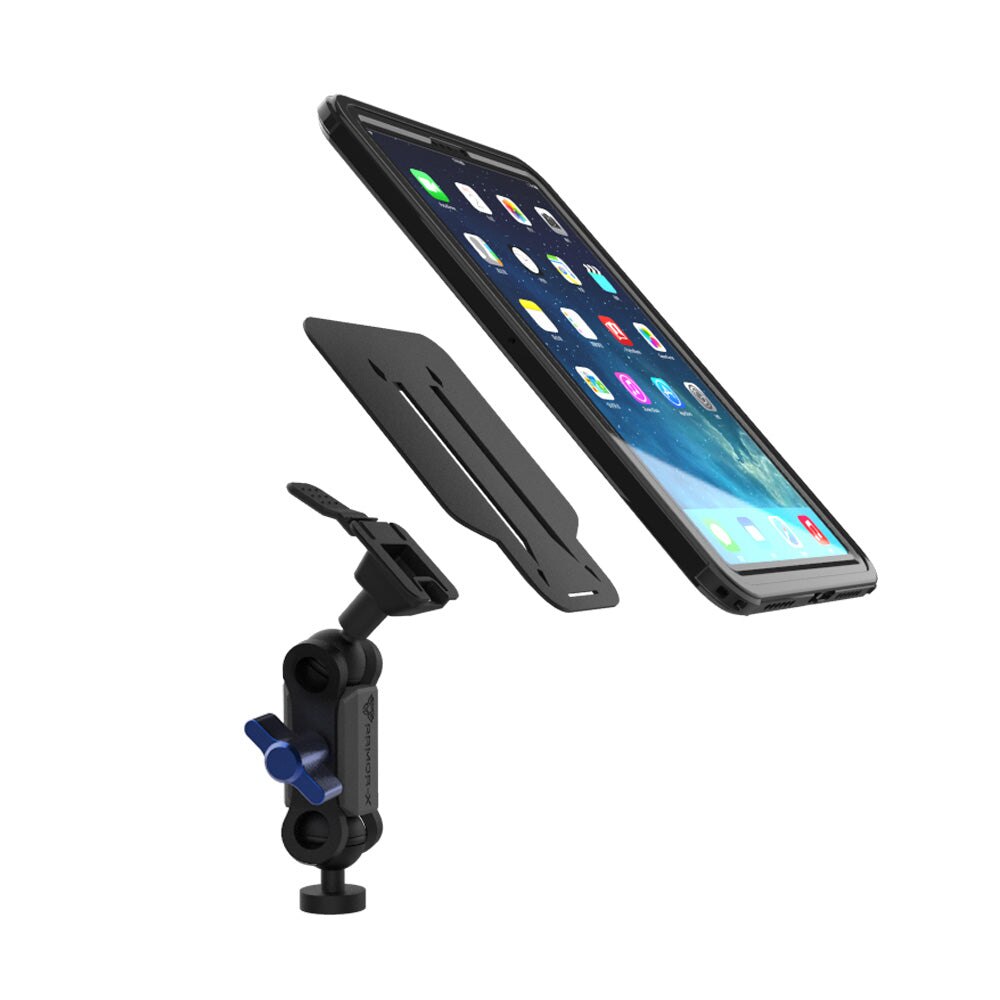 X-P4T Tablet Heavy-Duty 1/4" M6 Thread Mount for Tripod zwart