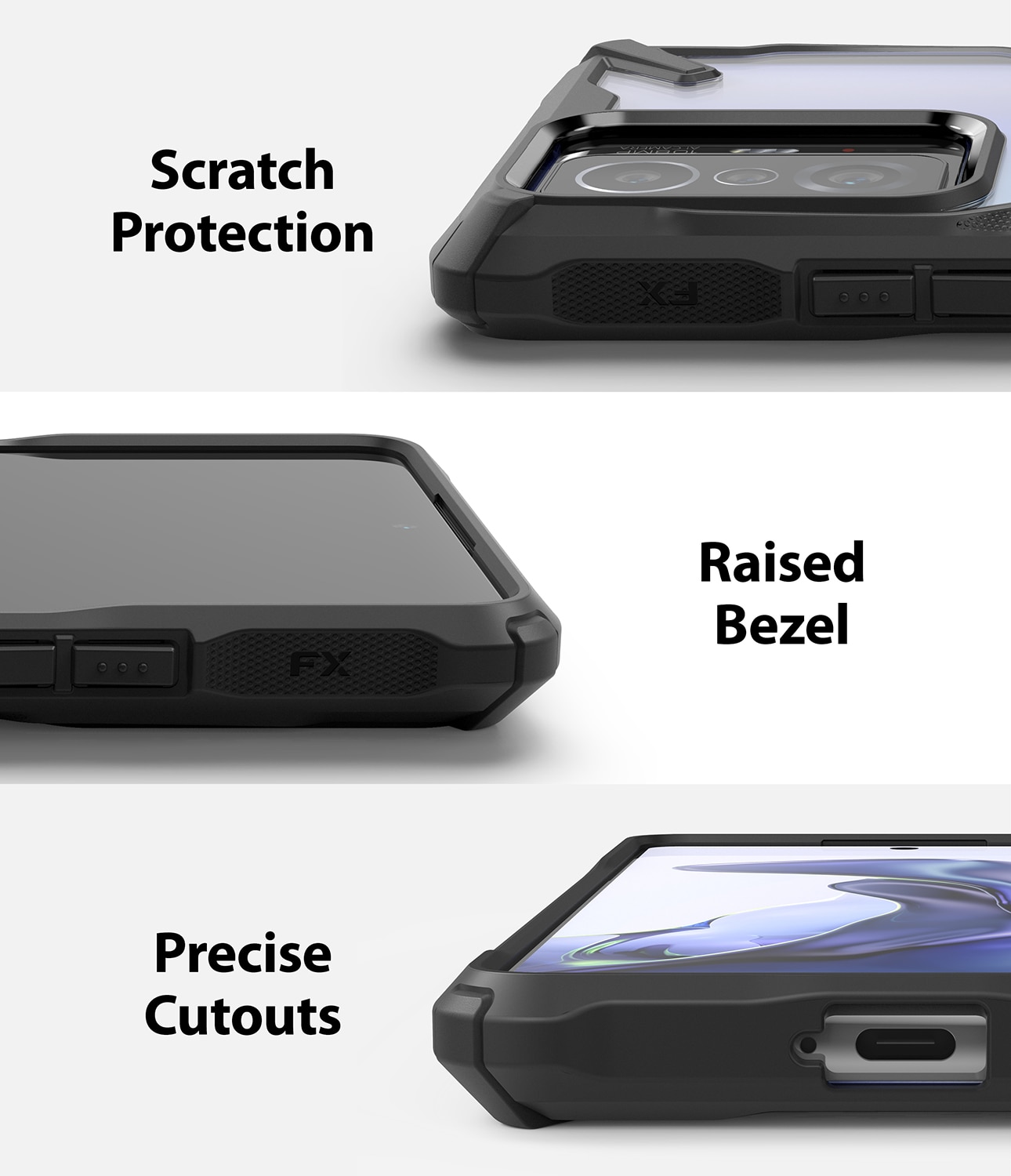 Fusion X Case Xiaomi 11T/11T Pro Zwart