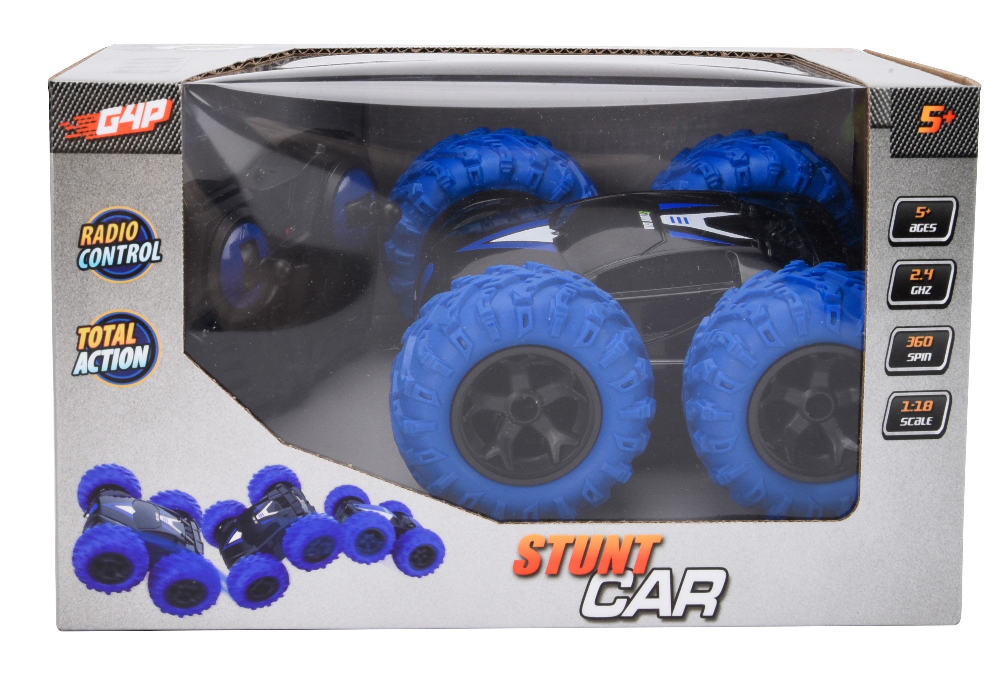 360 Stunt Car V2 blauw