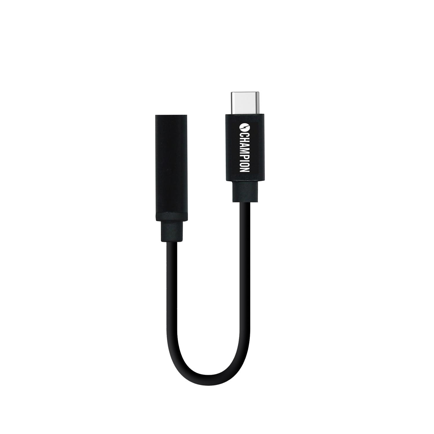 Adapter USB-C naar 3.5mm Zwart