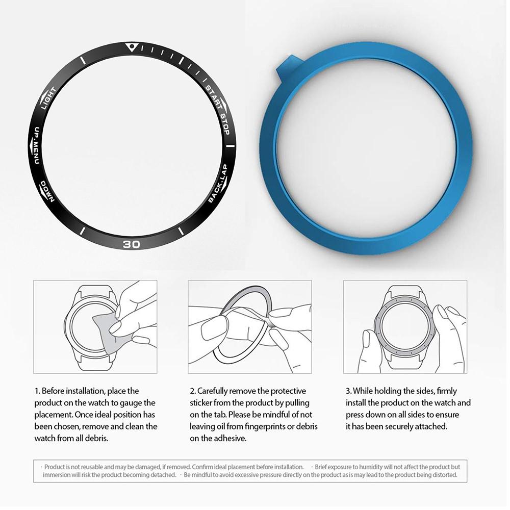 Garmin Fenix 5/5 Plus Bezel Ring Zwart