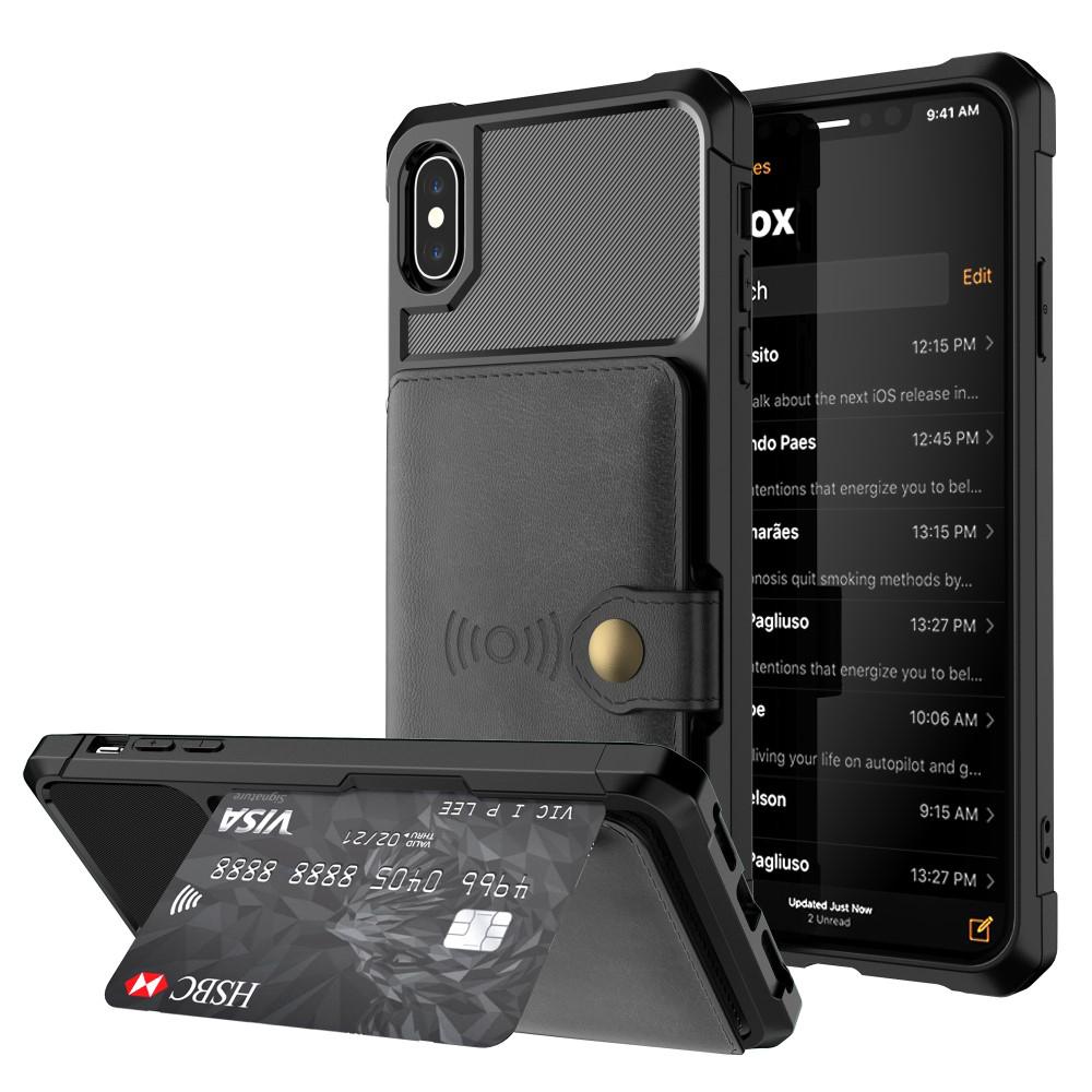 iPhone X/XS Tough Multi-slot Case Zwart
