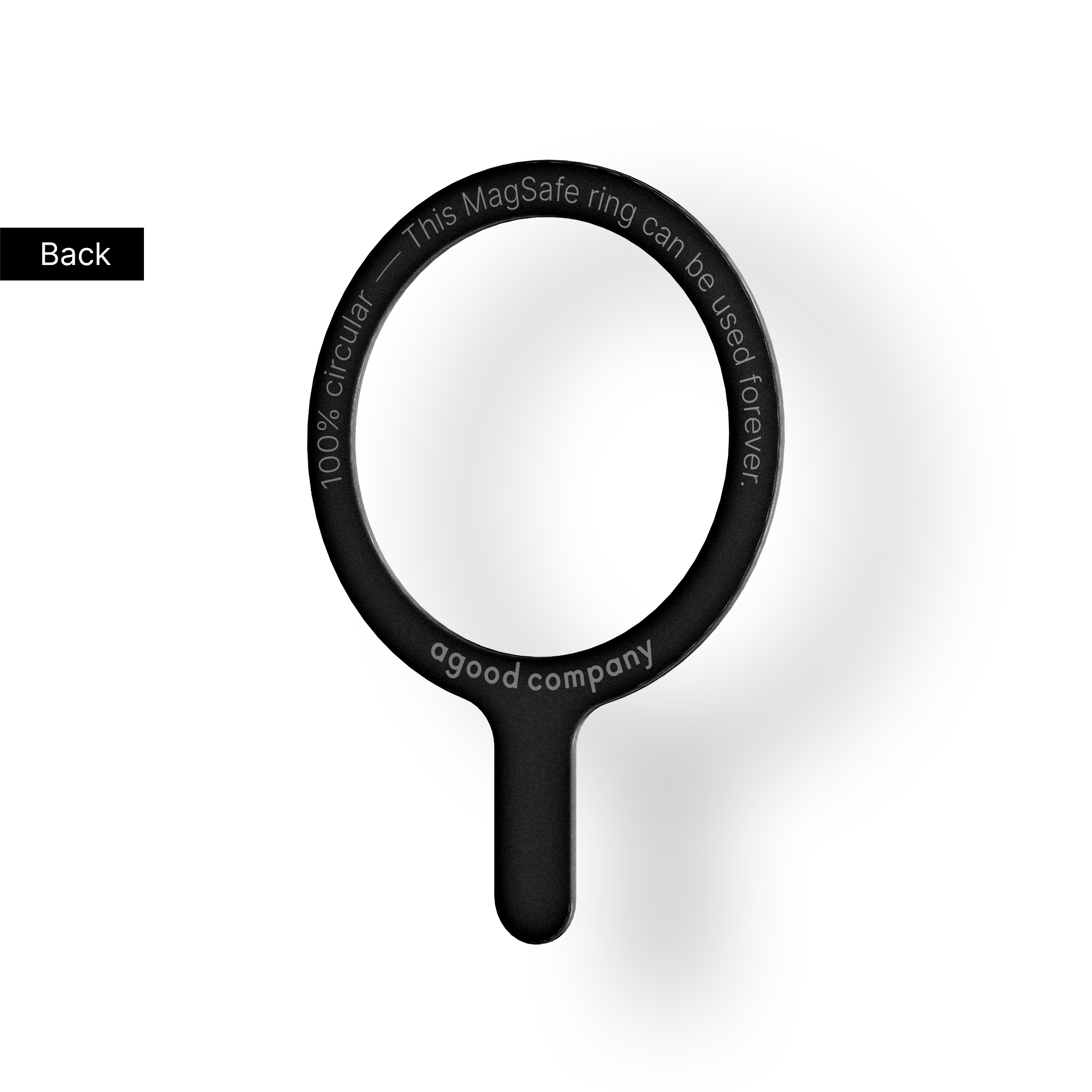 Verwijderbare MagSafe-ring, zwart
