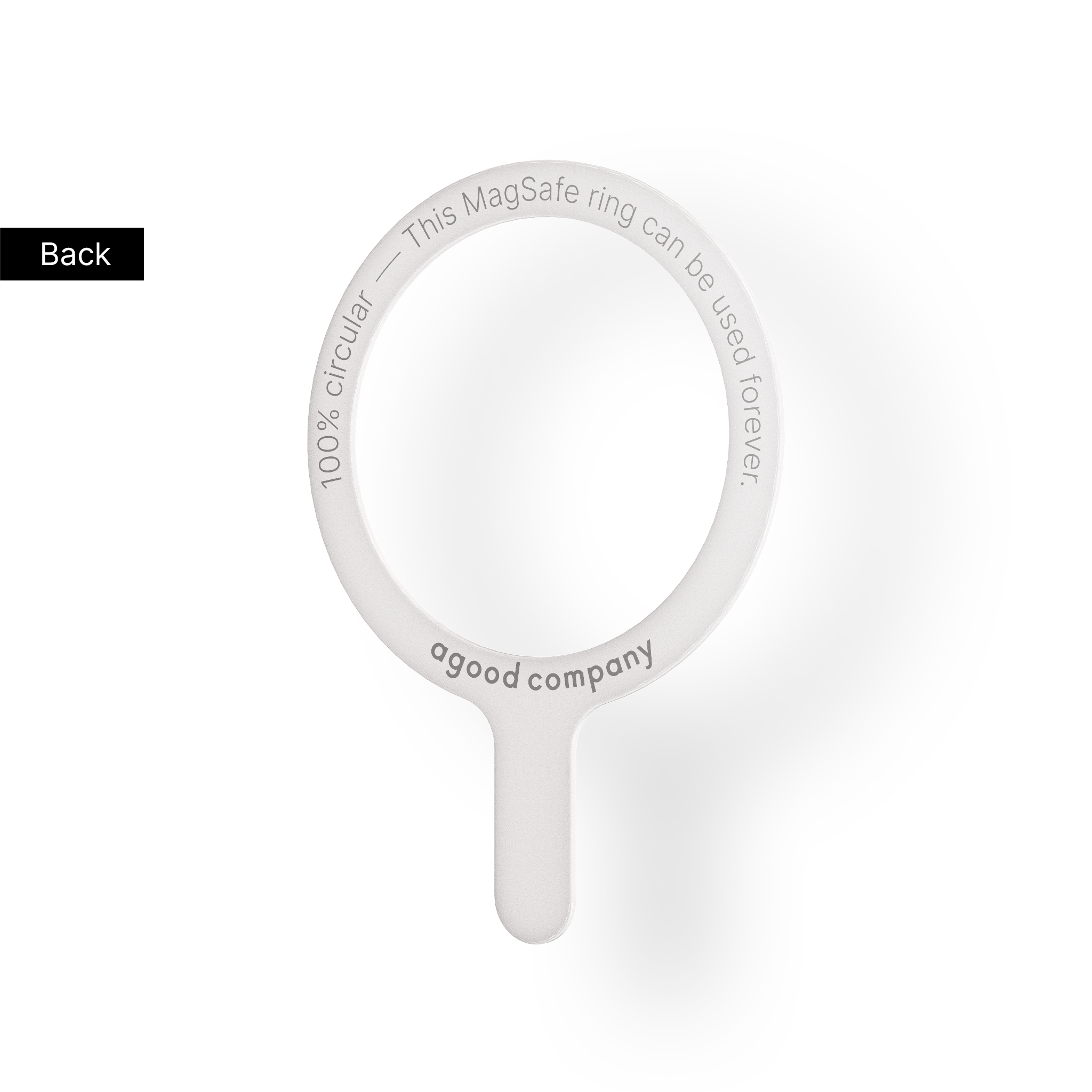Verwijderbare MagSafe-ring, wit