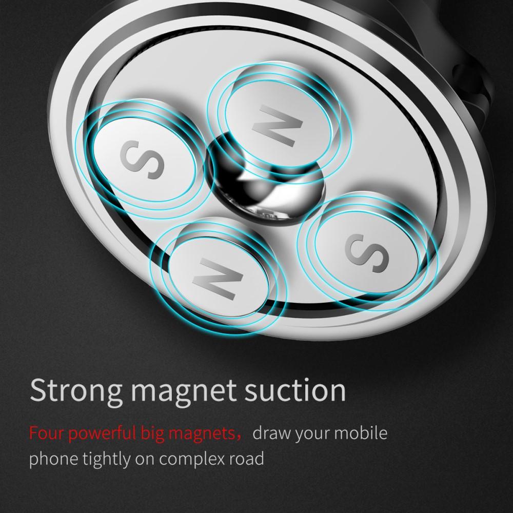 360 Magnetic Car Vent Phone Mount Zwart