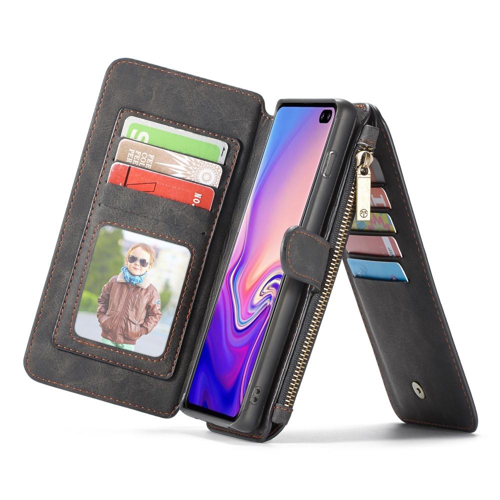 Multi-Slot Flip Cover Samsung Galaxy S10 Plus Grijs