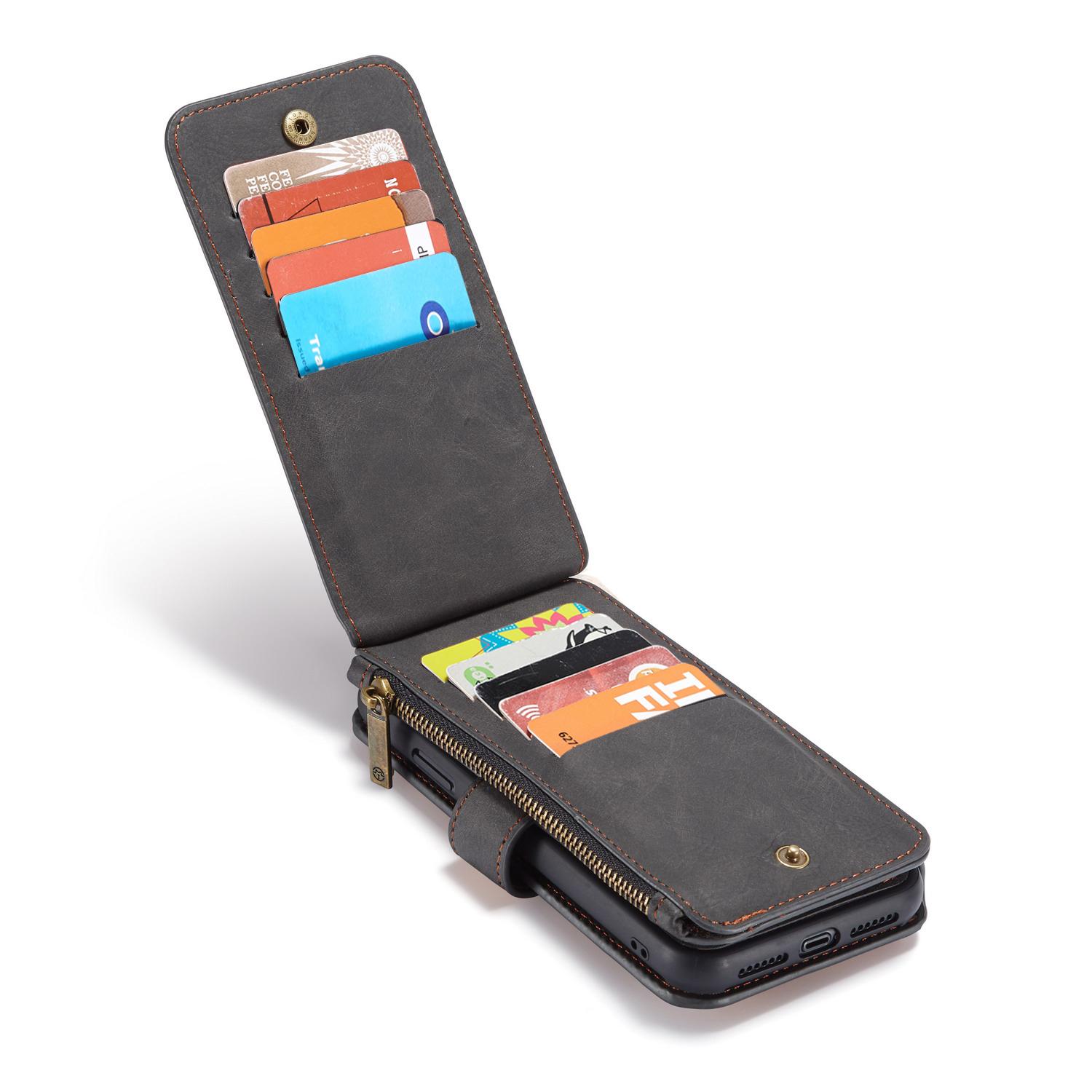 Multi-Slot Flip Cover iPhone 11 Grijs