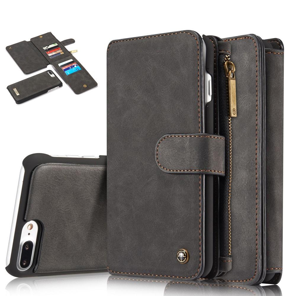 Multi-Slot Flip Cover iPhone 7 Plus/8 Plus Grijs