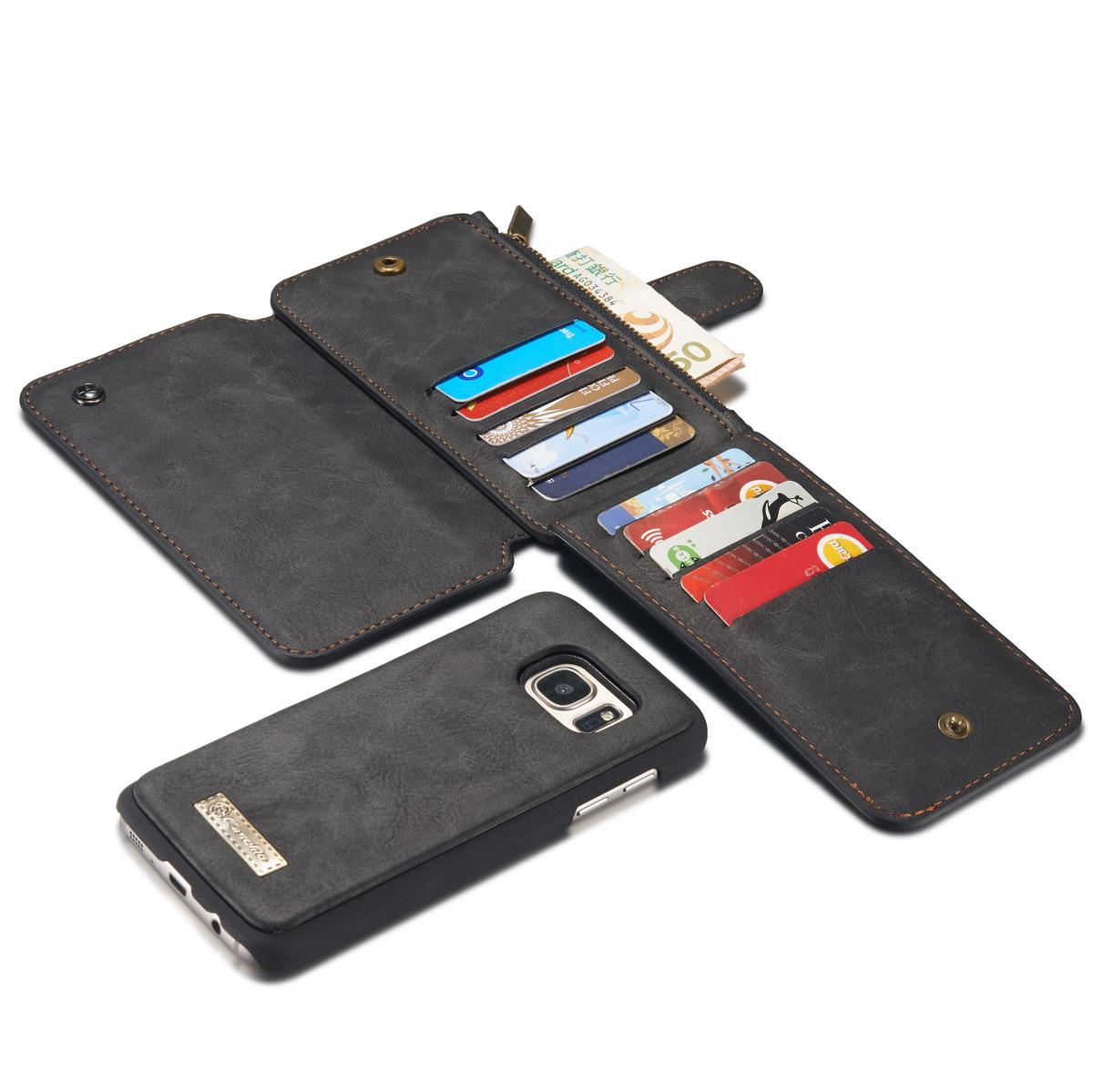 Multi-Slot Flip Cover Samsung Galaxy S7 Grijs