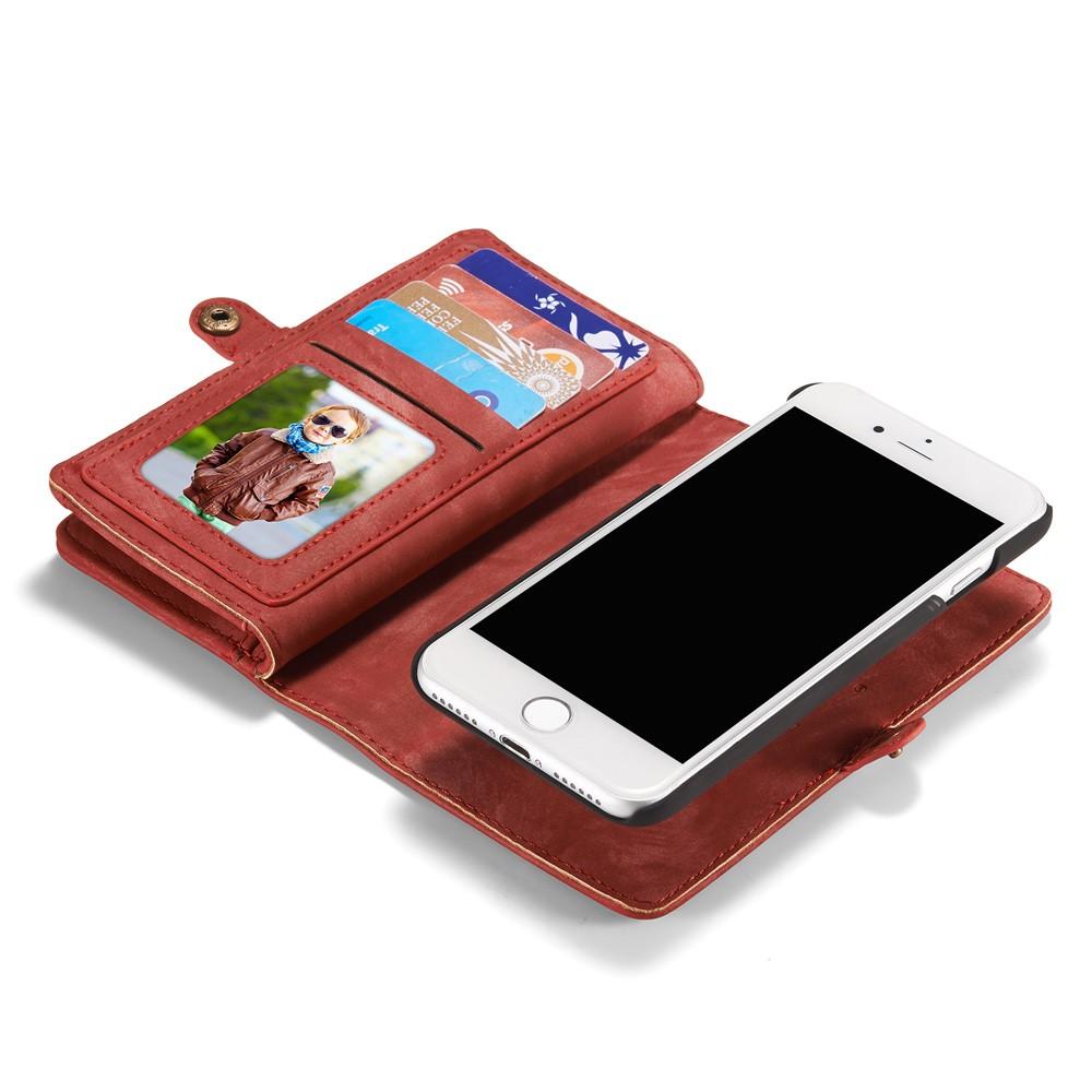 Multi-slot hoesje iPhone SE (2020) rood