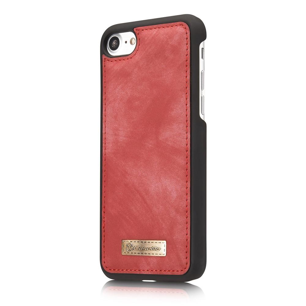 Multi-slot hoesje iPhone 7 rood