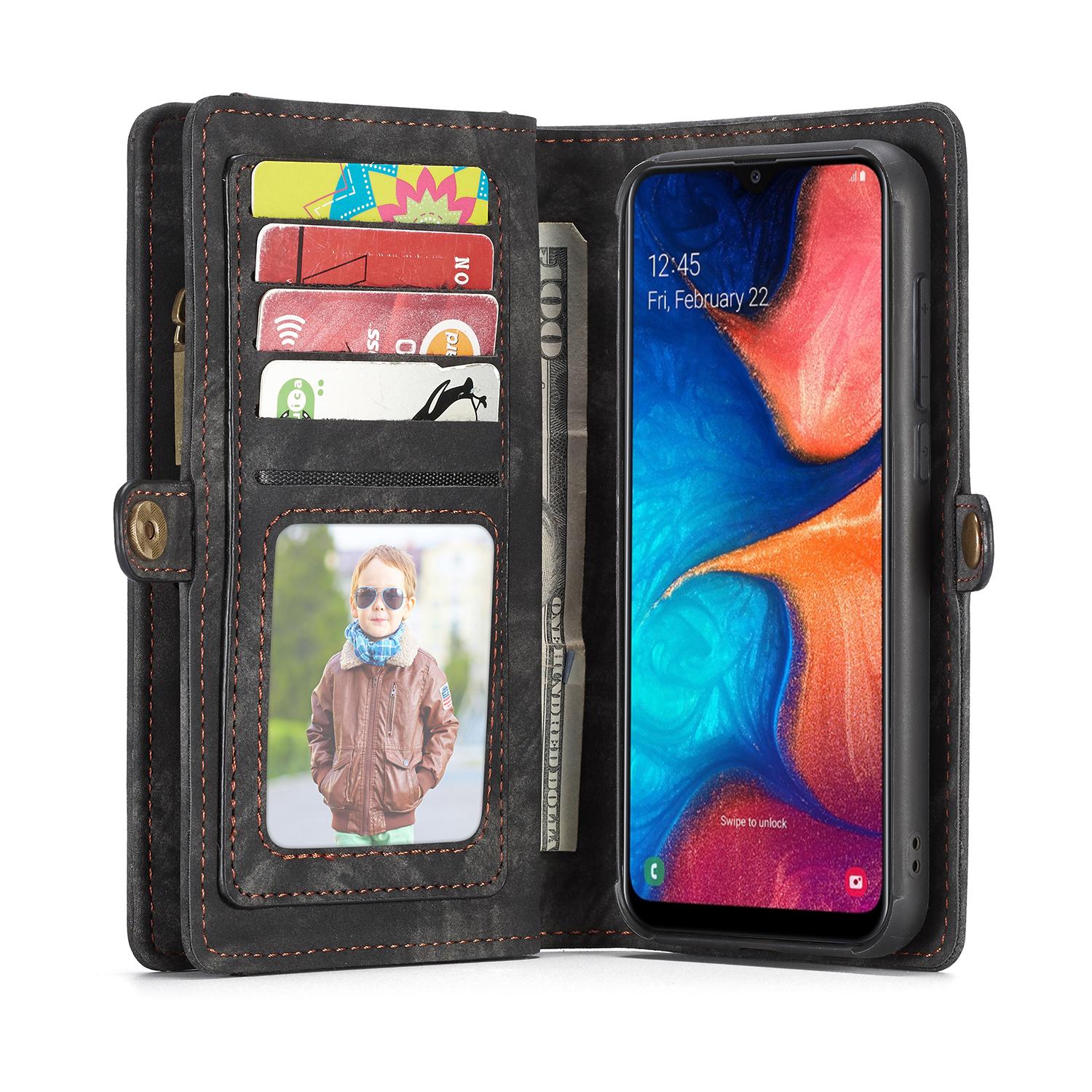 Multi-slot hoesje Samsung Galaxy A20e Grijs