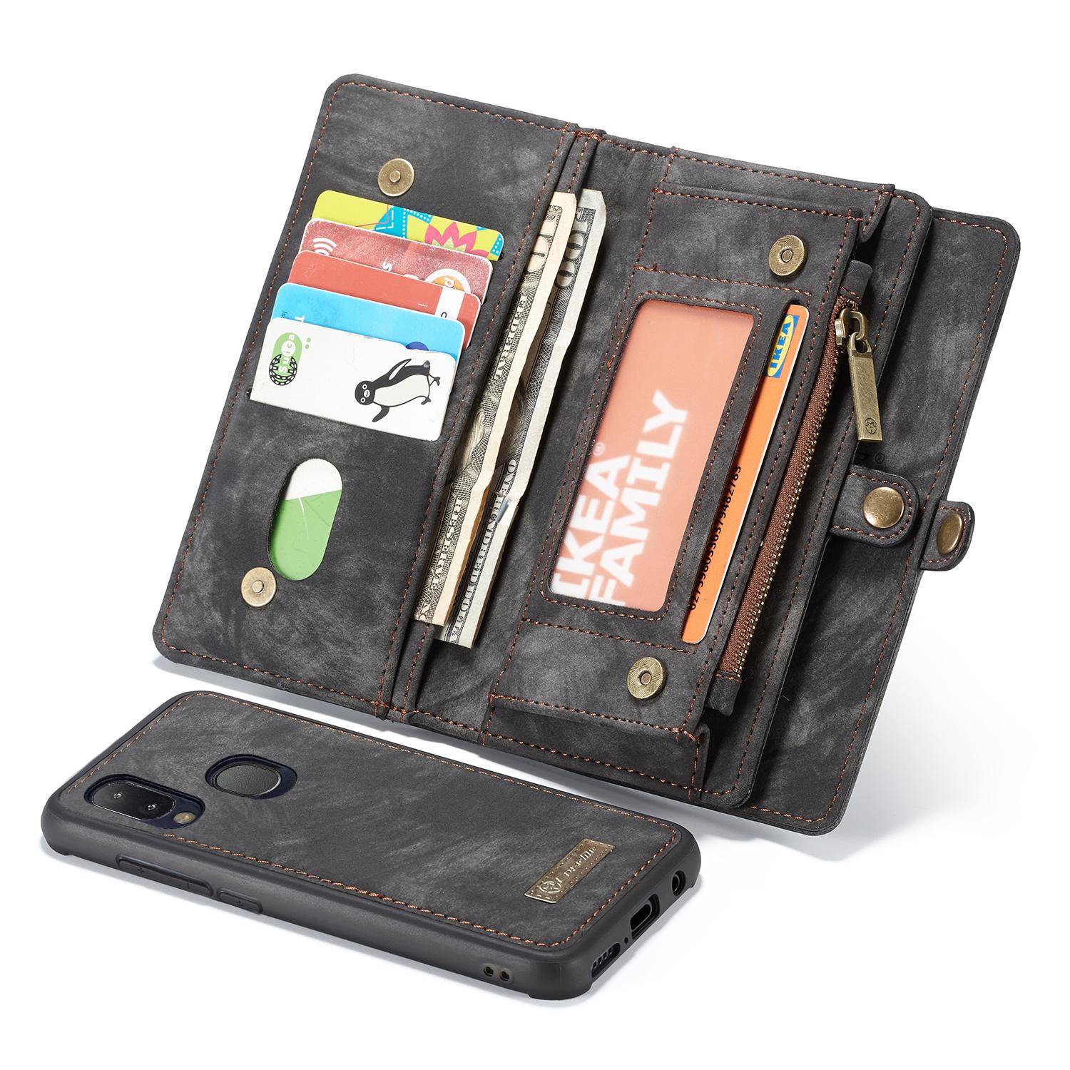Multi-slot Hoesje Samsung Galaxy A20e Grijs