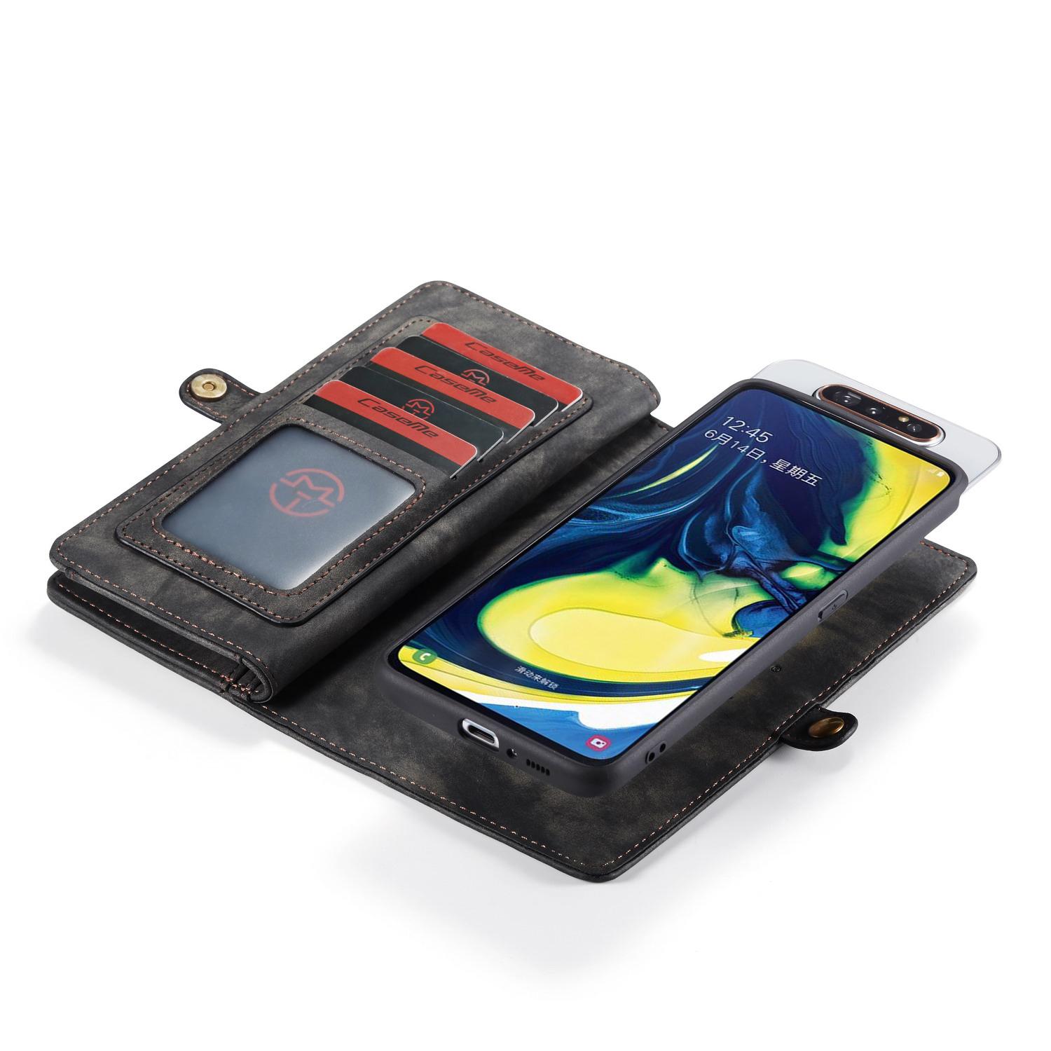 Multi-slot Hoesje Samsung Galaxy A80 Grijs