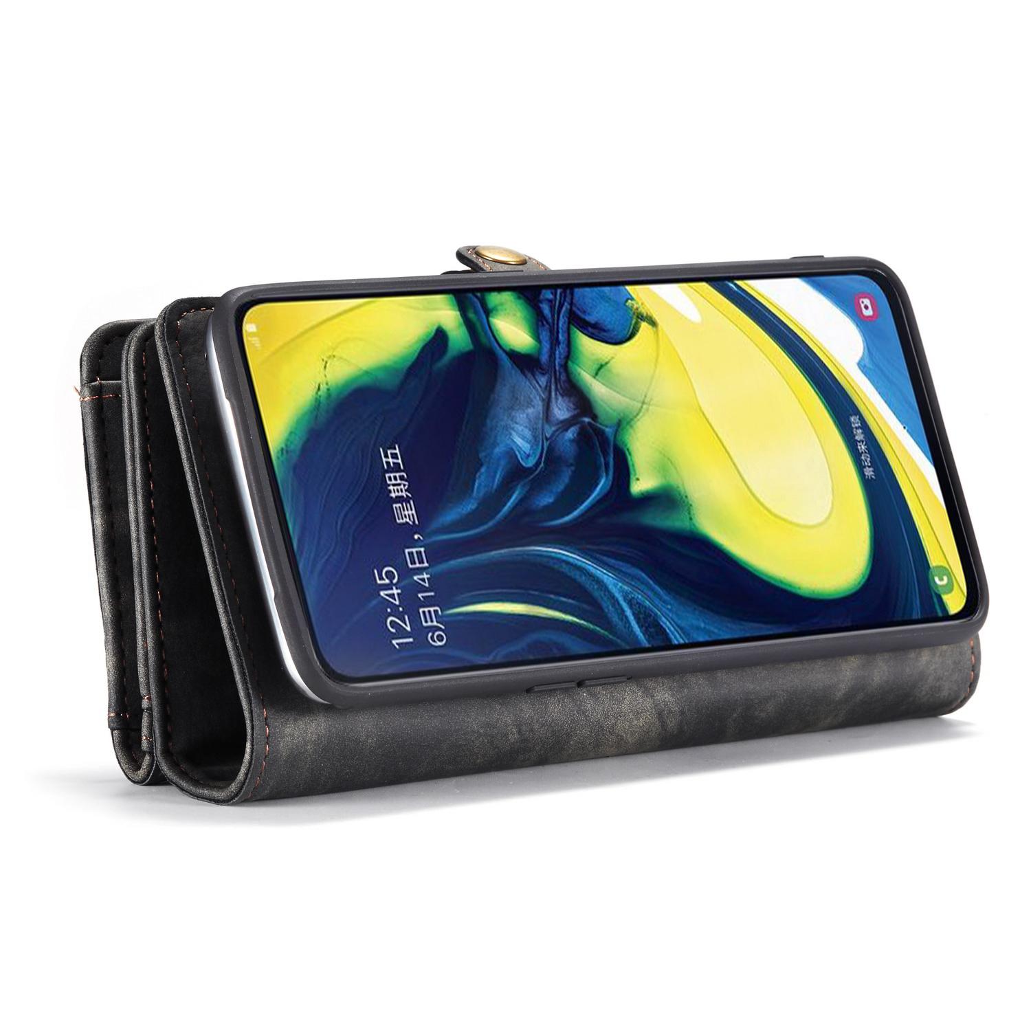 Multi-slot Hoesje Samsung Galaxy A80 Grijs