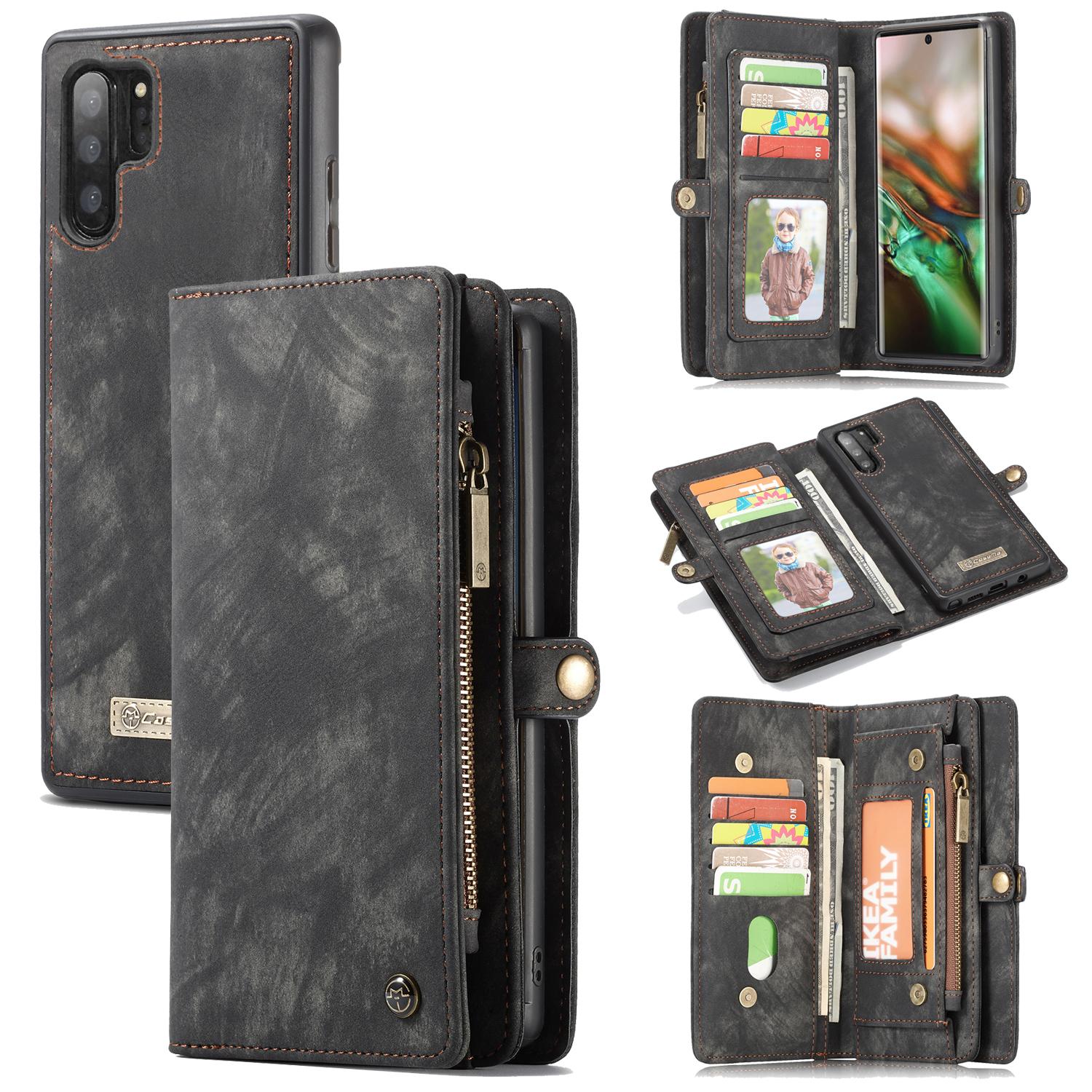 Multi-slot Hoesje Samsung Galaxy Note 10 Plus Grijs