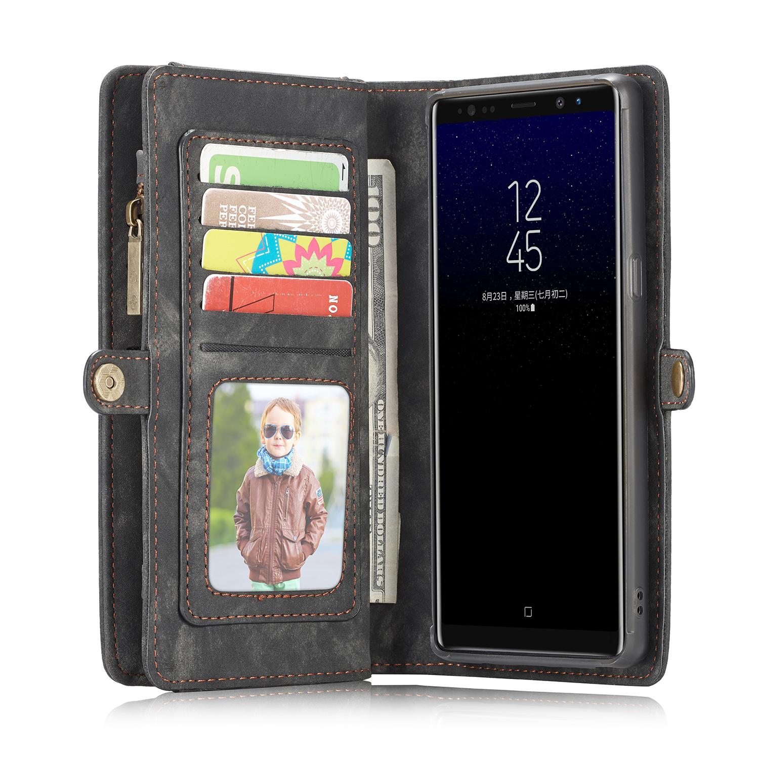 Multi-slot hoesje Samsung Galaxy Note 8 Grijs