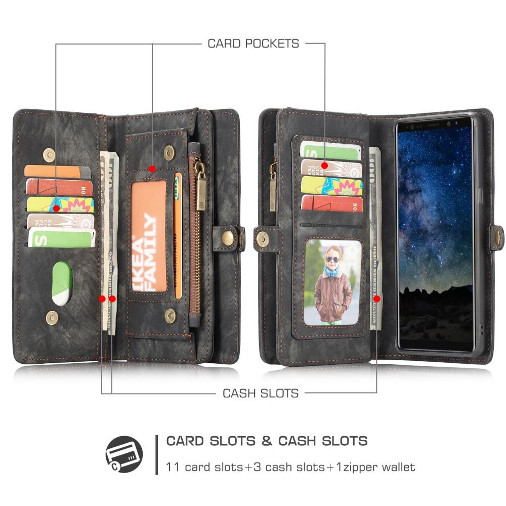 Multi-slot hoesje Samsung Galaxy Note 9 Grijs