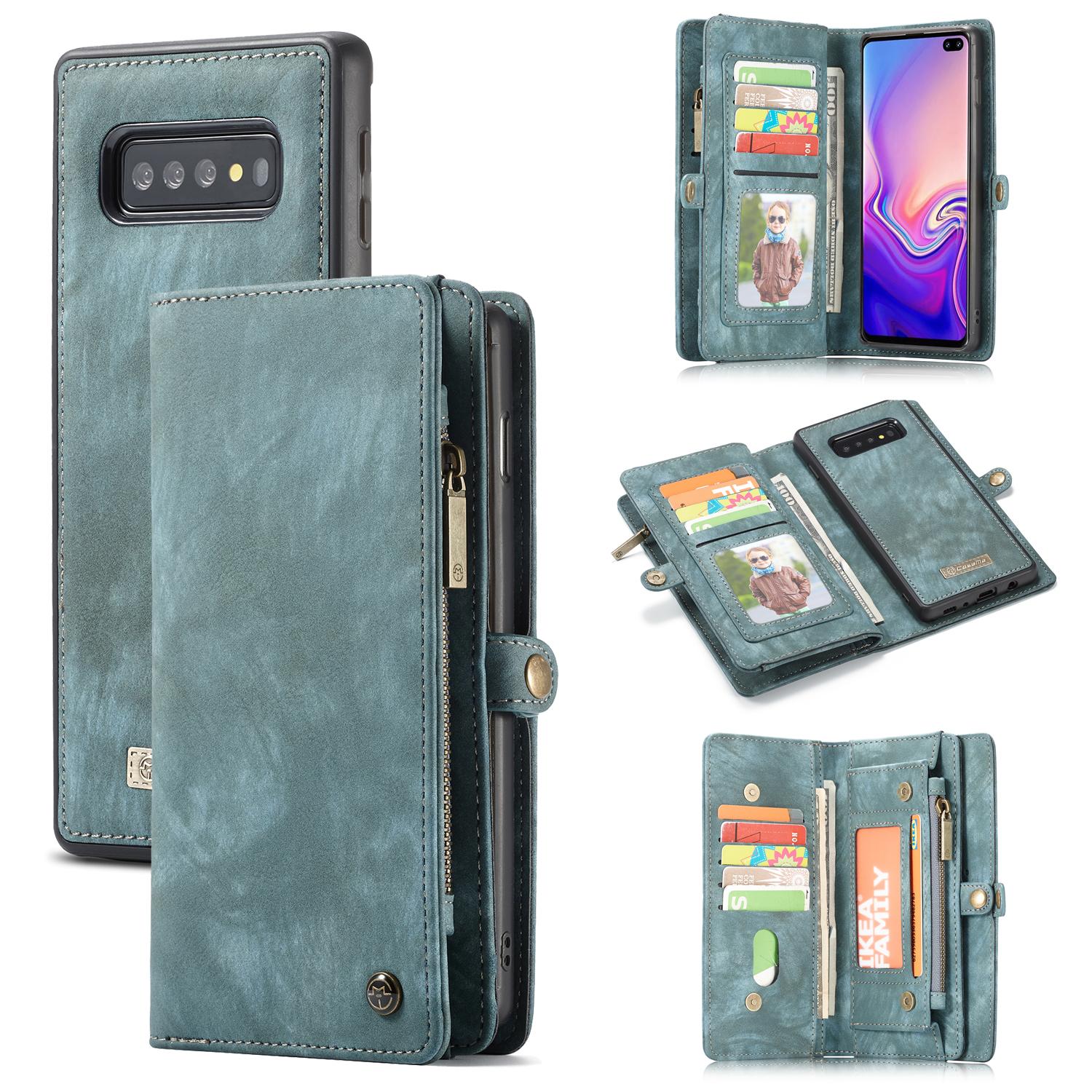 Multi-slot hoesje Samsung Galaxy S10 Plus Blauw