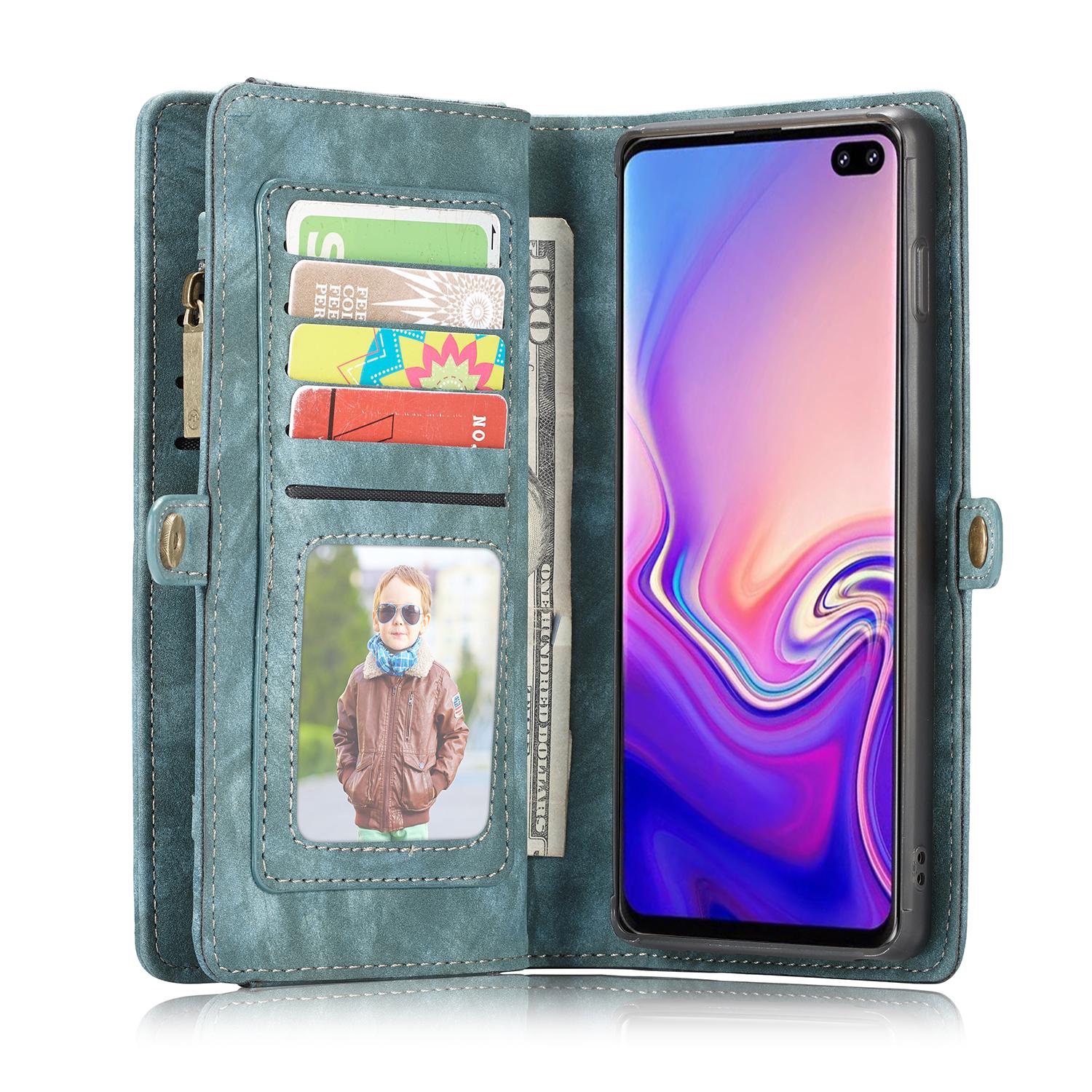 Multi-slot hoesje Samsung Galaxy S10 Plus Blauw