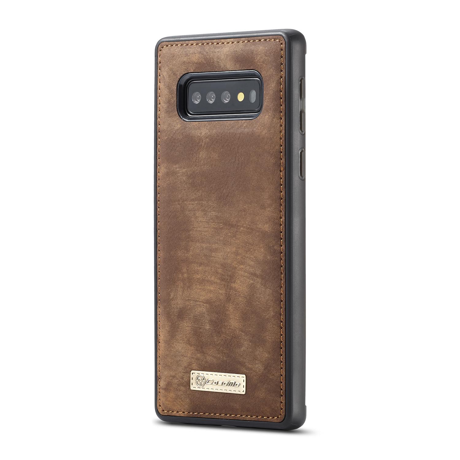 Multi-slot hoesje Samsung Galaxy S10 Plus Bruin