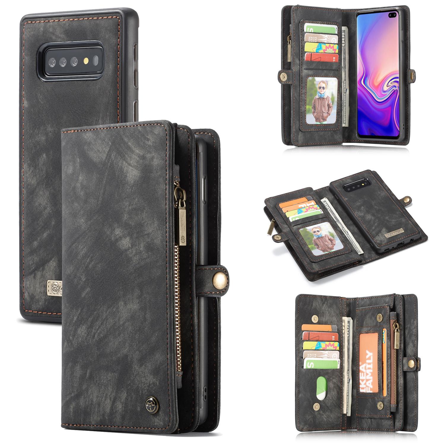 Multi-slot hoesje Samsung Galaxy S10 Plus Grijs