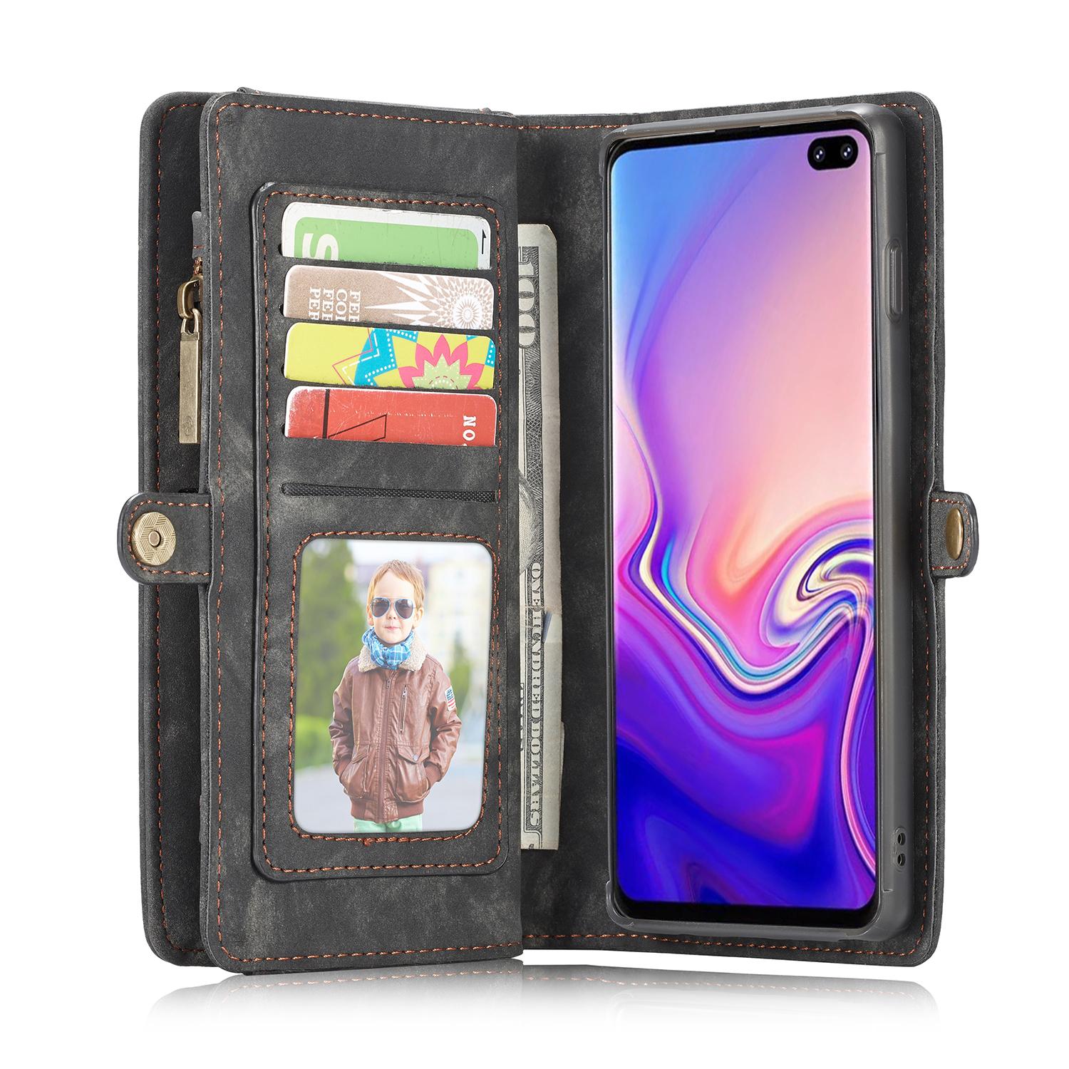 Multi-slot hoesje Samsung Galaxy S10 Plus Grijs