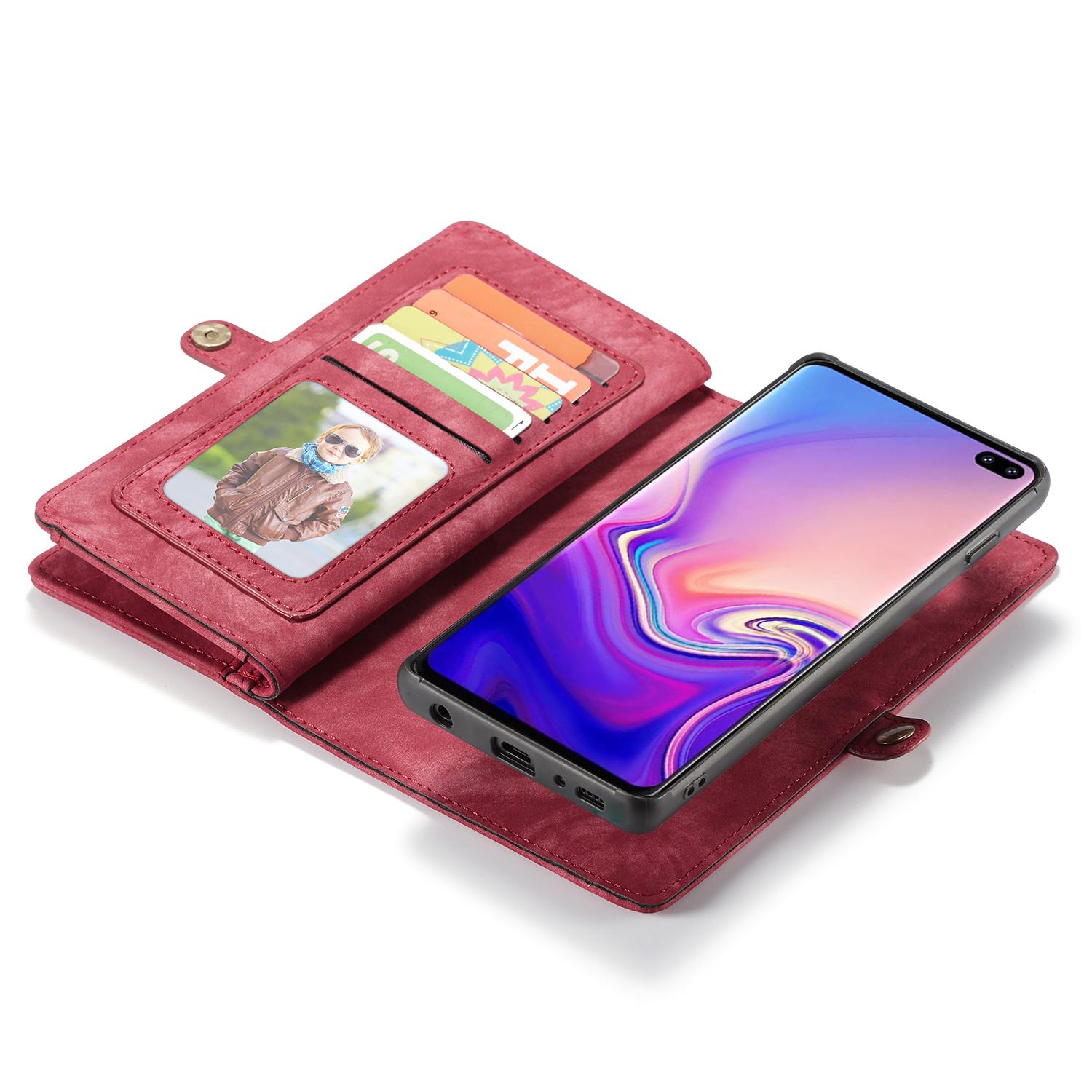 Multi-slot hoesje Samsung Galaxy S10 Plus Rood