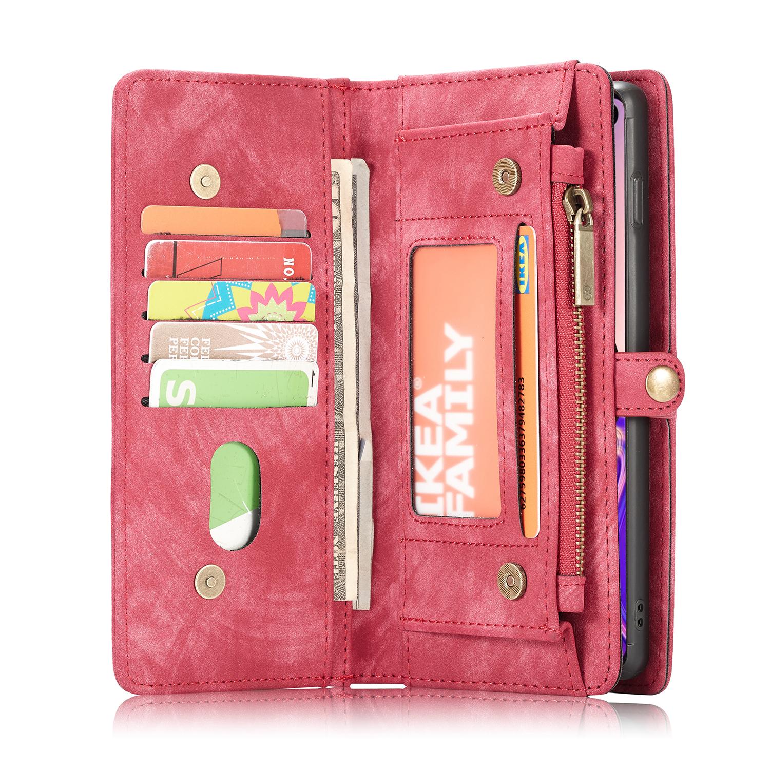 Multi-slot Hoesje Samsung Galaxy S10 Plus Rood