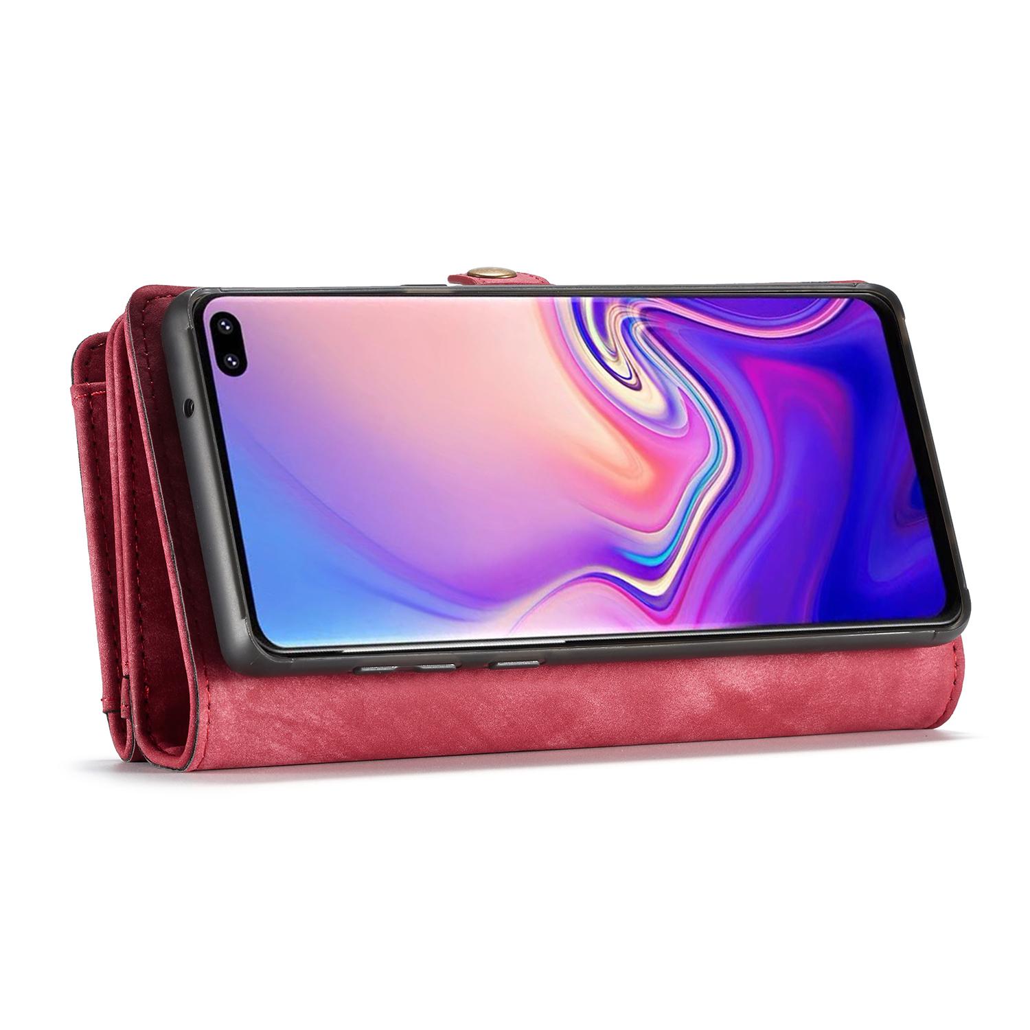 Multi-slot hoesje Samsung Galaxy S10 Plus Rood