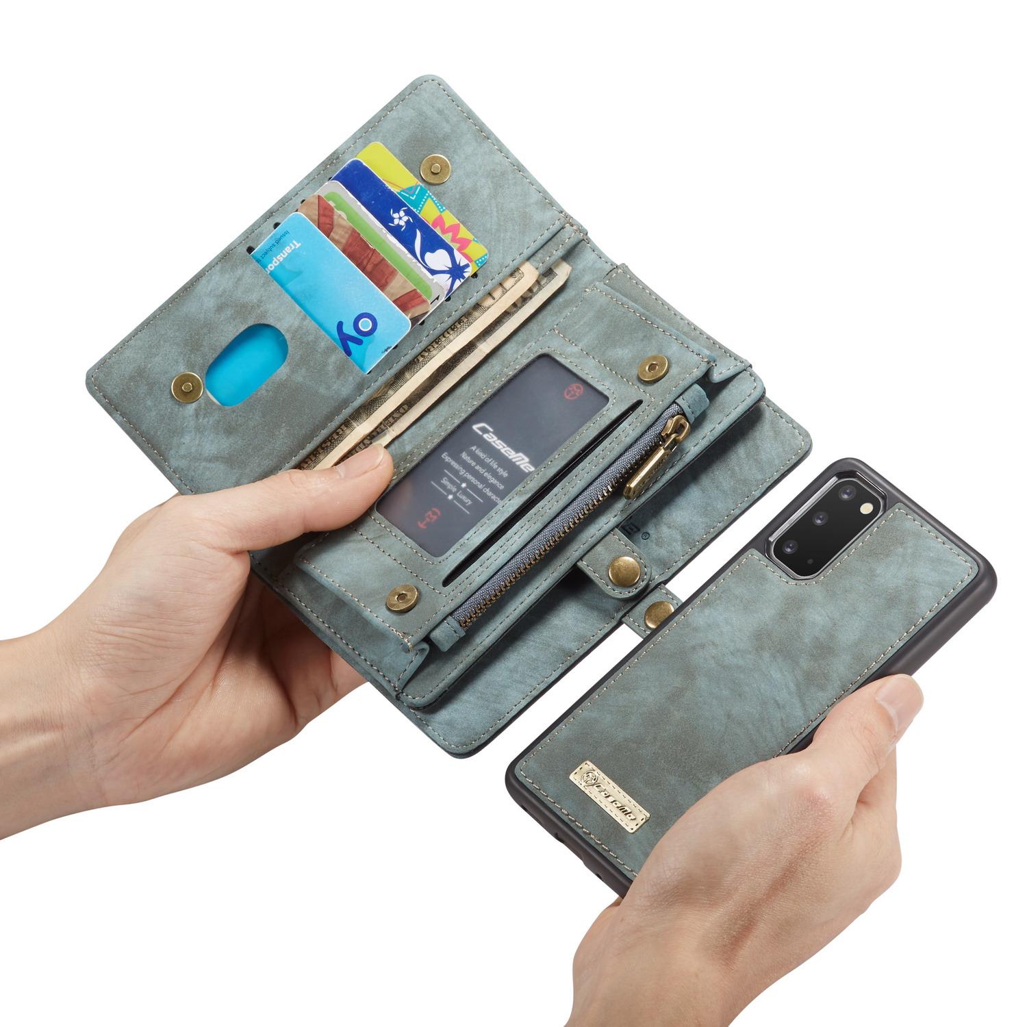 Multi-slot Hoesje Samsung Galaxy S20 Blauw