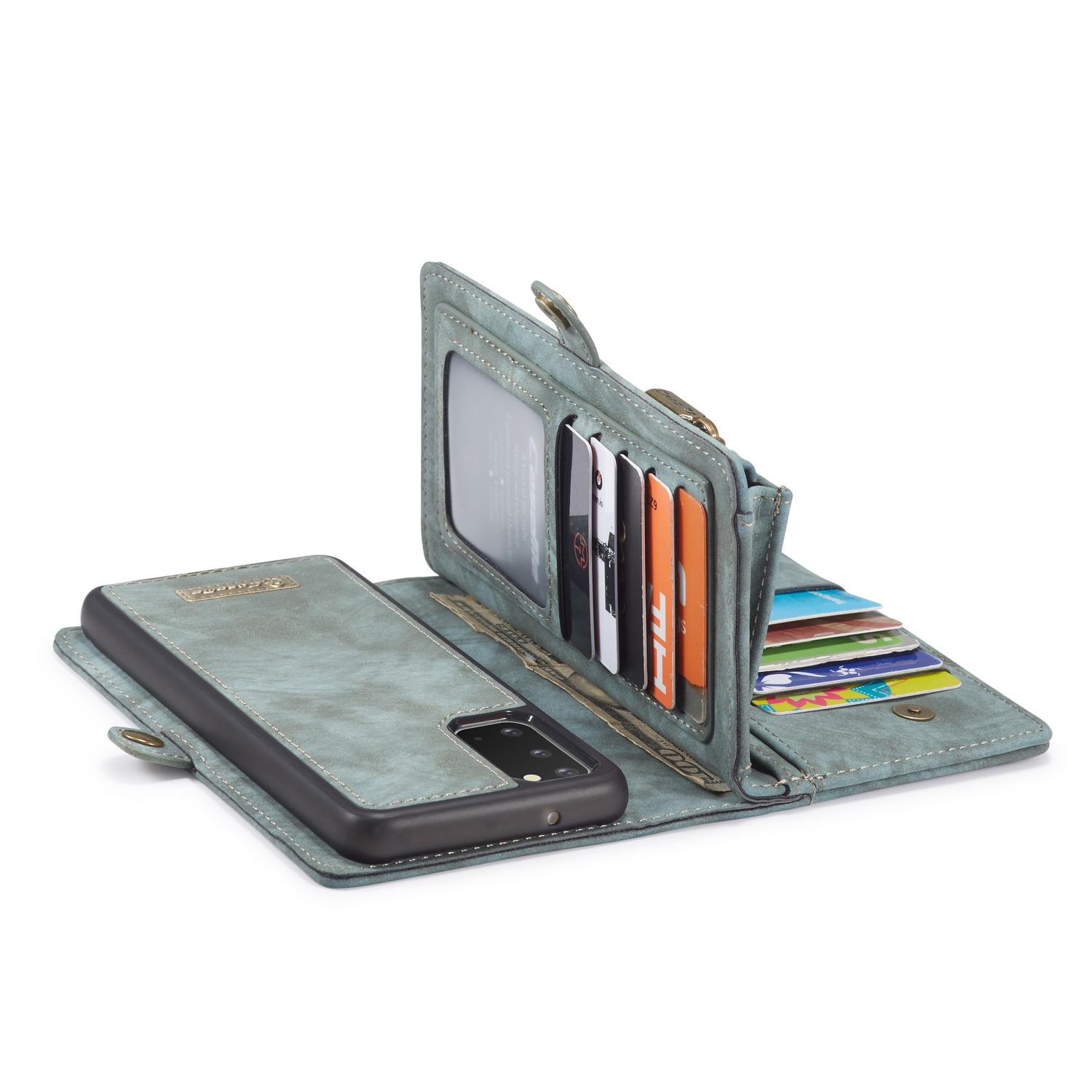 Multi-slot Hoesje Samsung Galaxy S20 Blauw