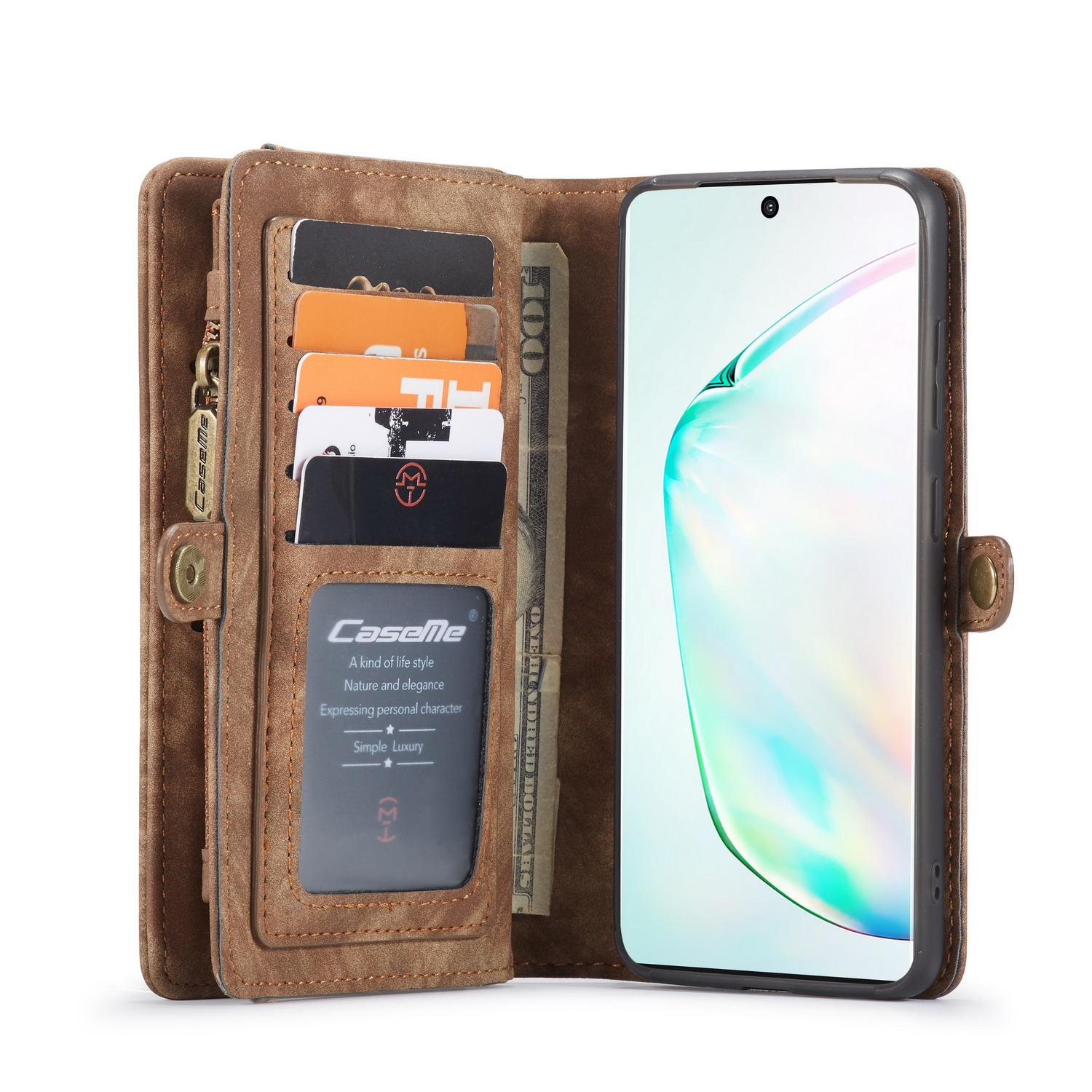 Multi-slot Hoesje Samsung Galaxy S20 Bruin