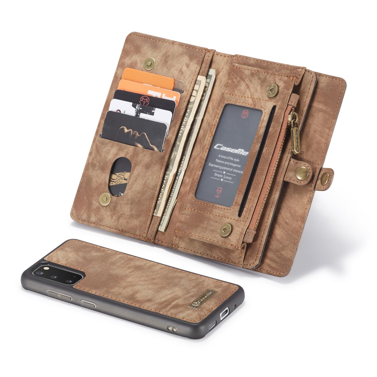 Multi-slot Hoesje Samsung Galaxy S20 Bruin