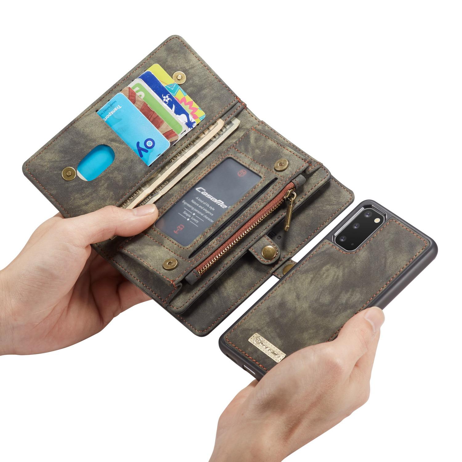 Multi-slot Hoesje Samsung Galaxy S20 Grijs