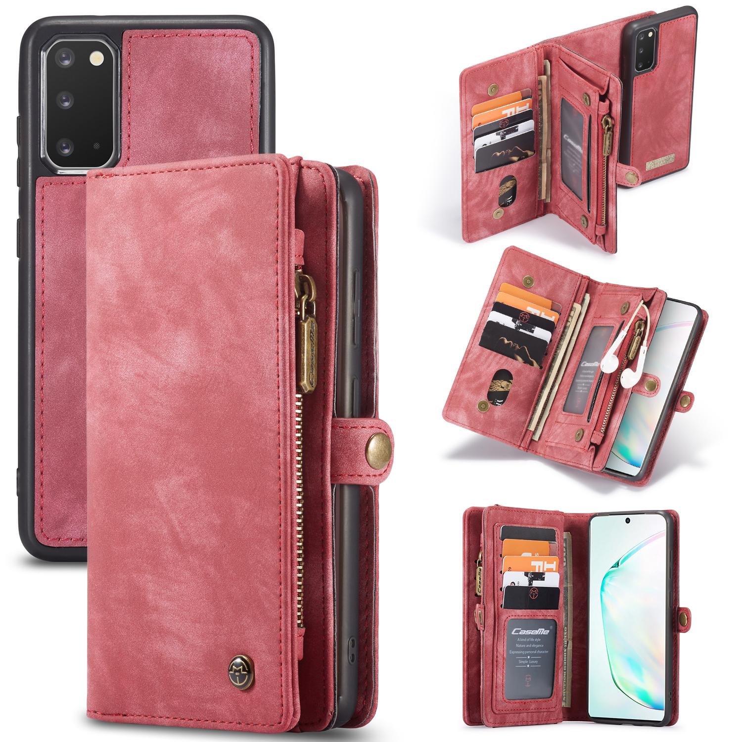 Multi-slot hoesje Samsung Galaxy S20 Rood