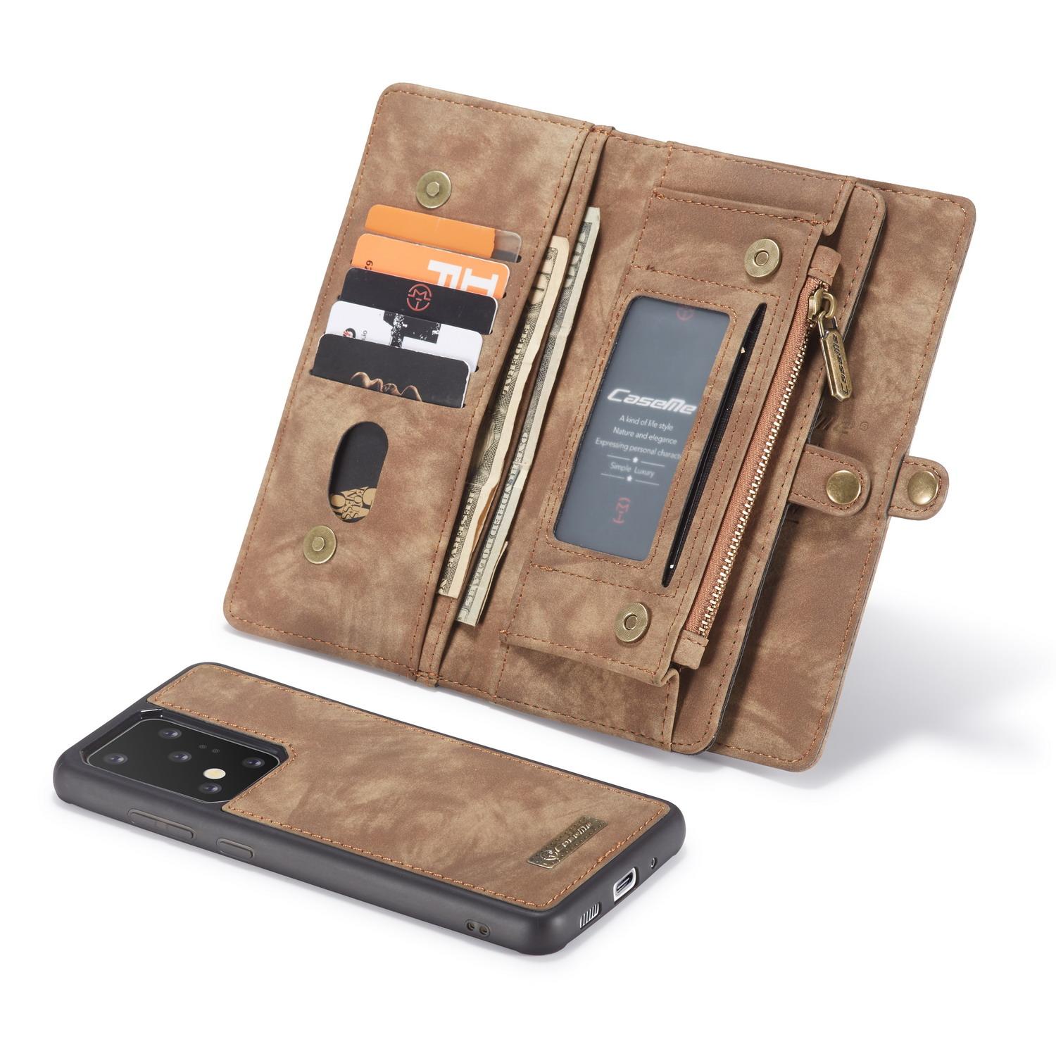 Multi-slot Hoesje Samsung Galaxy S20 Ultra Bruin