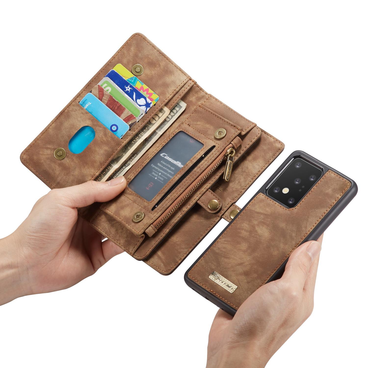 Multi-slot Hoesje Samsung Galaxy S20 Ultra Bruin