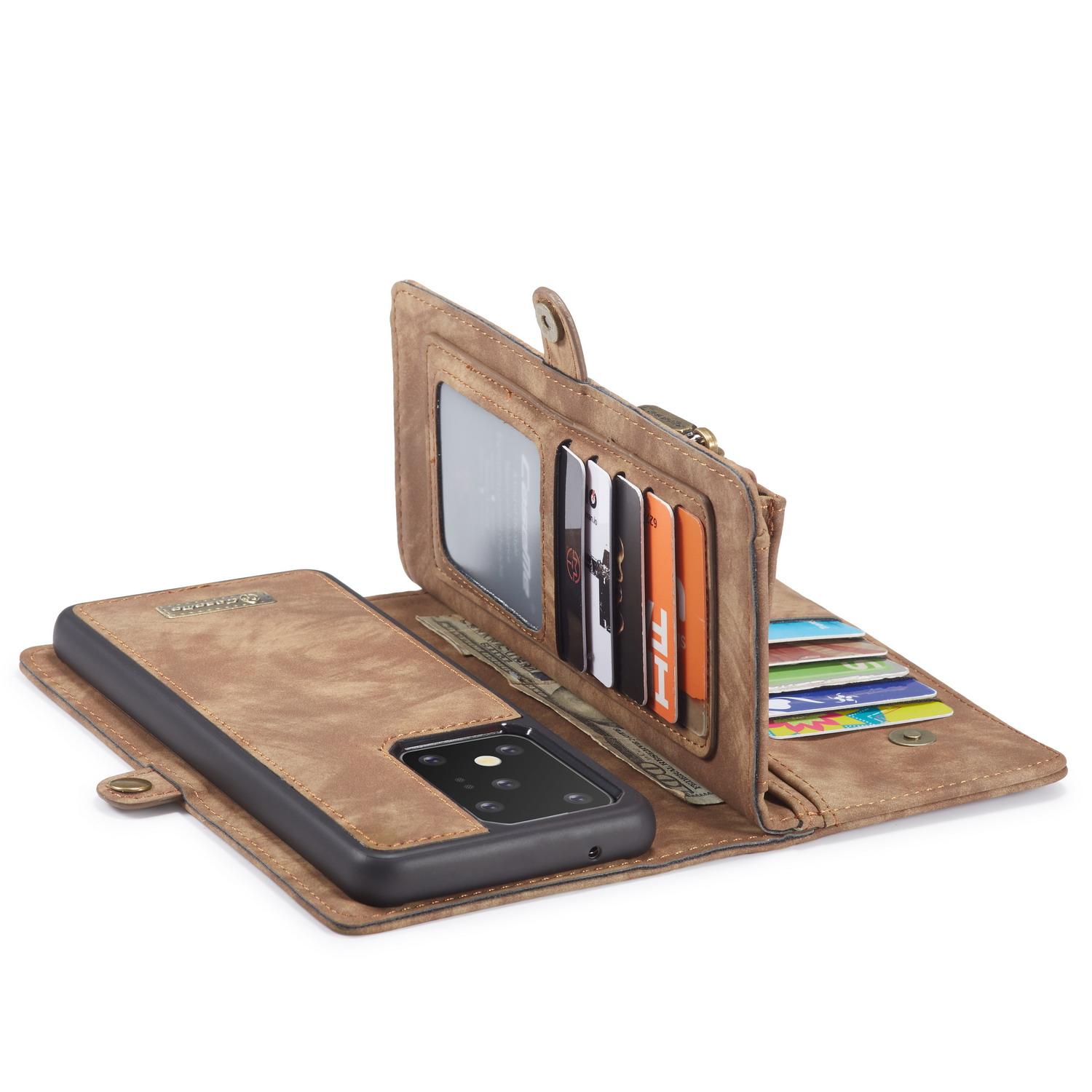 Multi-slot Hoesje Samsung Galaxy S20 Ultra Bruin