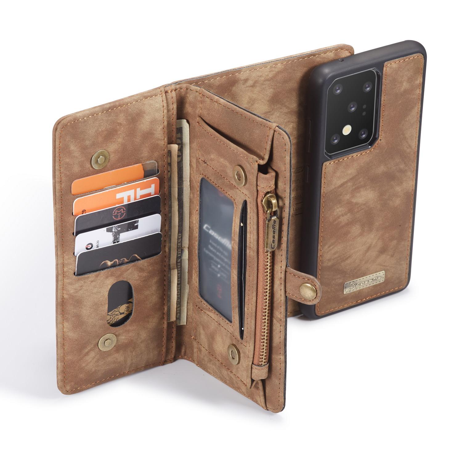 Multi-slot Hoesje Samsung Galaxy S20 Ultra Bruin