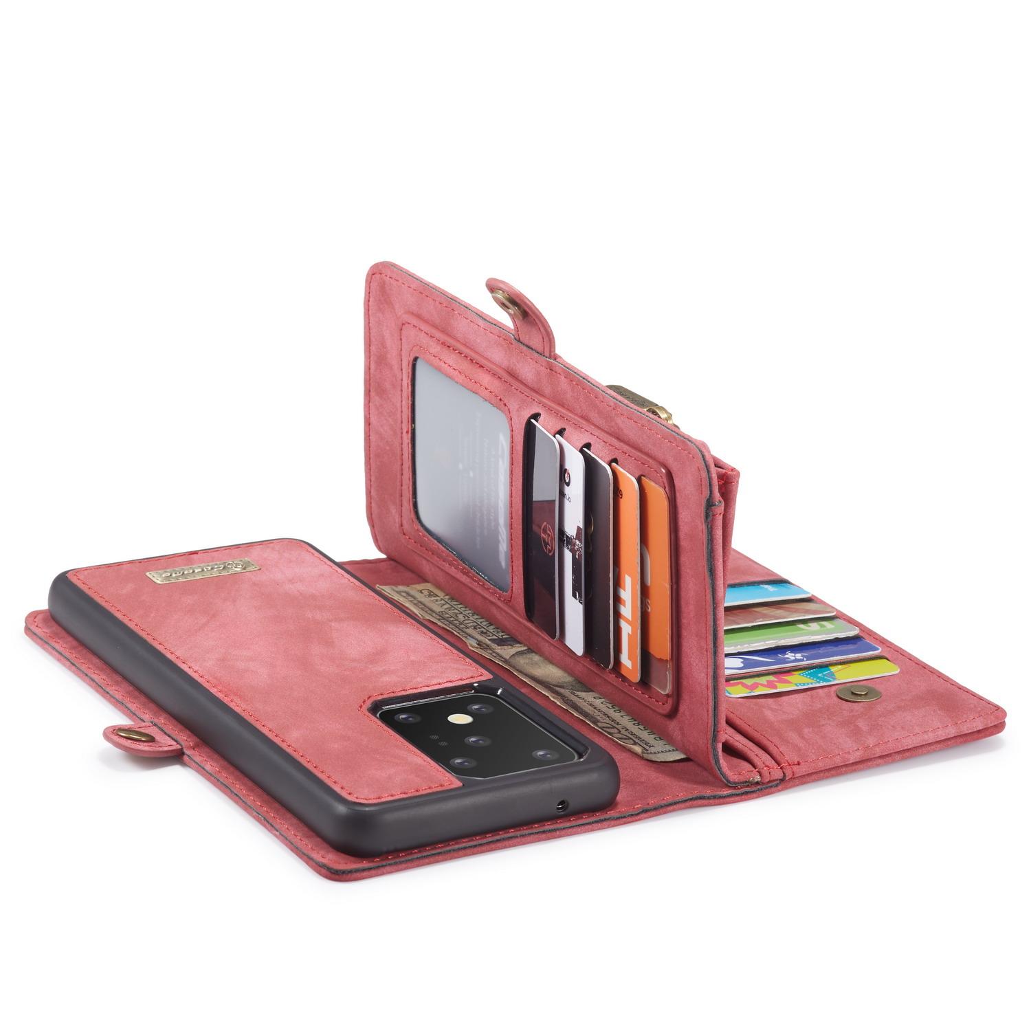 Multi-slot Hoesje Samsung Galaxy S20 Ultra Rood