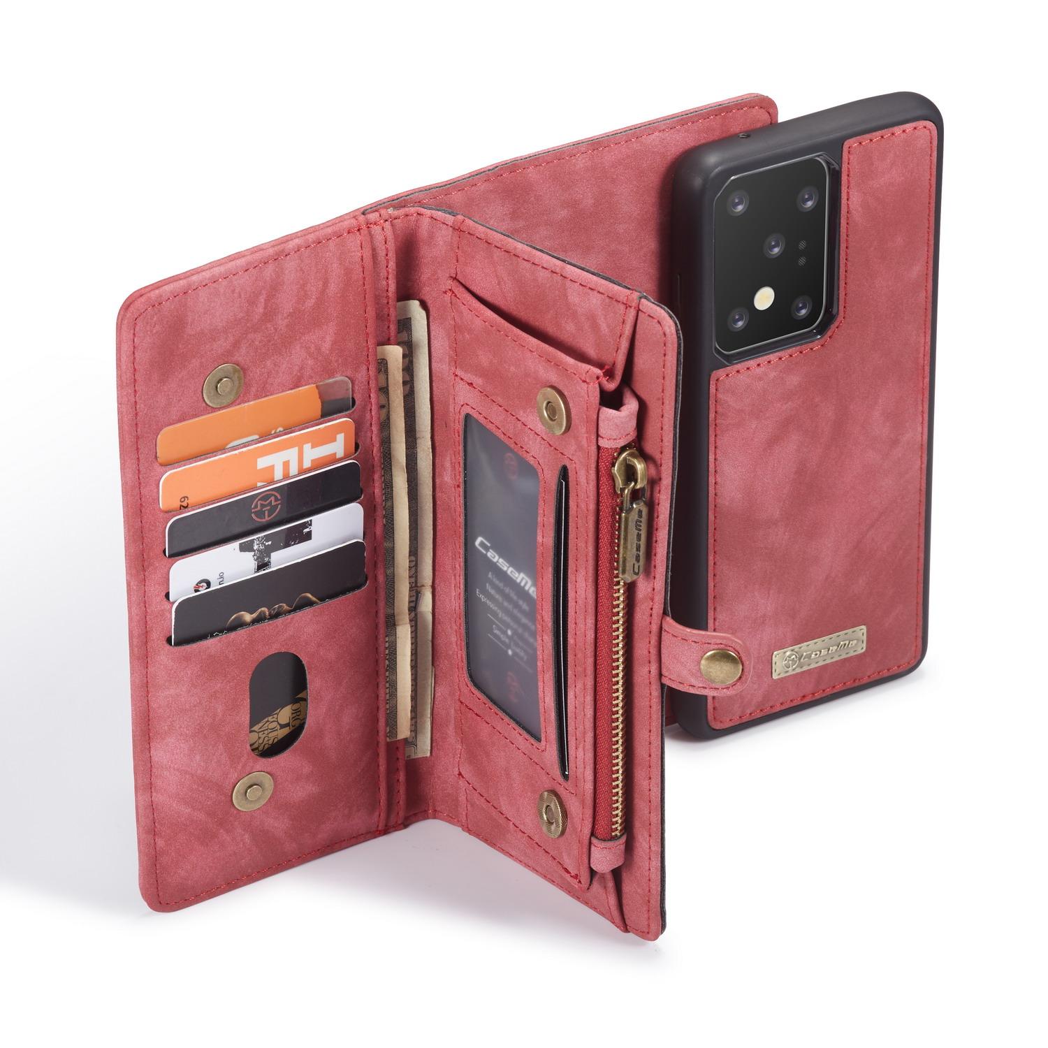 Multi-slot Hoesje Samsung Galaxy S20 Ultra Rood